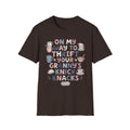 Thrifted Finds Tee — “On My Way to Thrift Your Granny’s Knick Knacks” Vintage Coffee Graphic T-Shirt