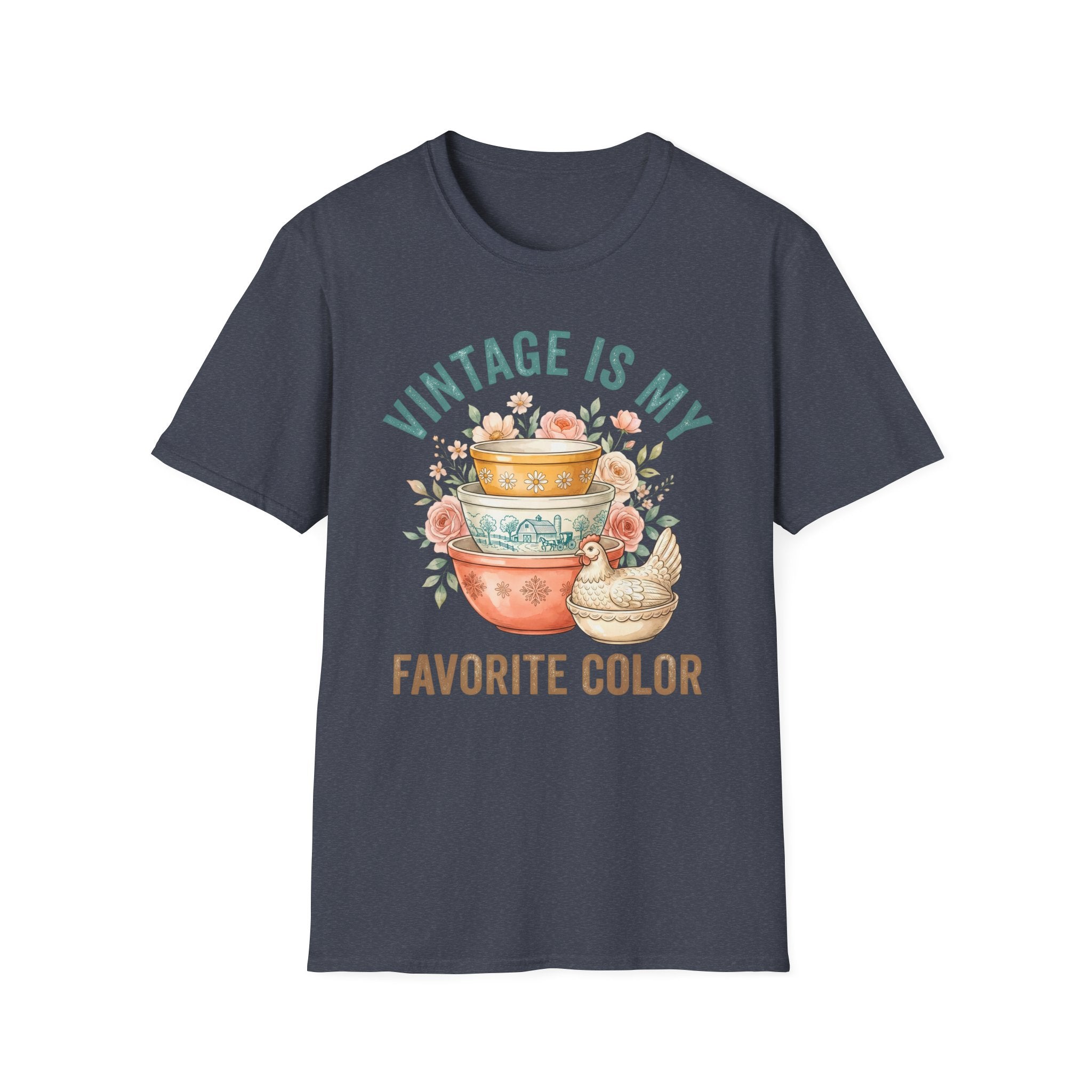Vintage Is My Favorite Color T-Shirt — Retro Kitchen Bowl Design