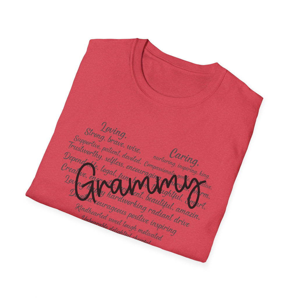 Grammys Heart Word Cloud T-Shirt — Music Awards Fan Tee