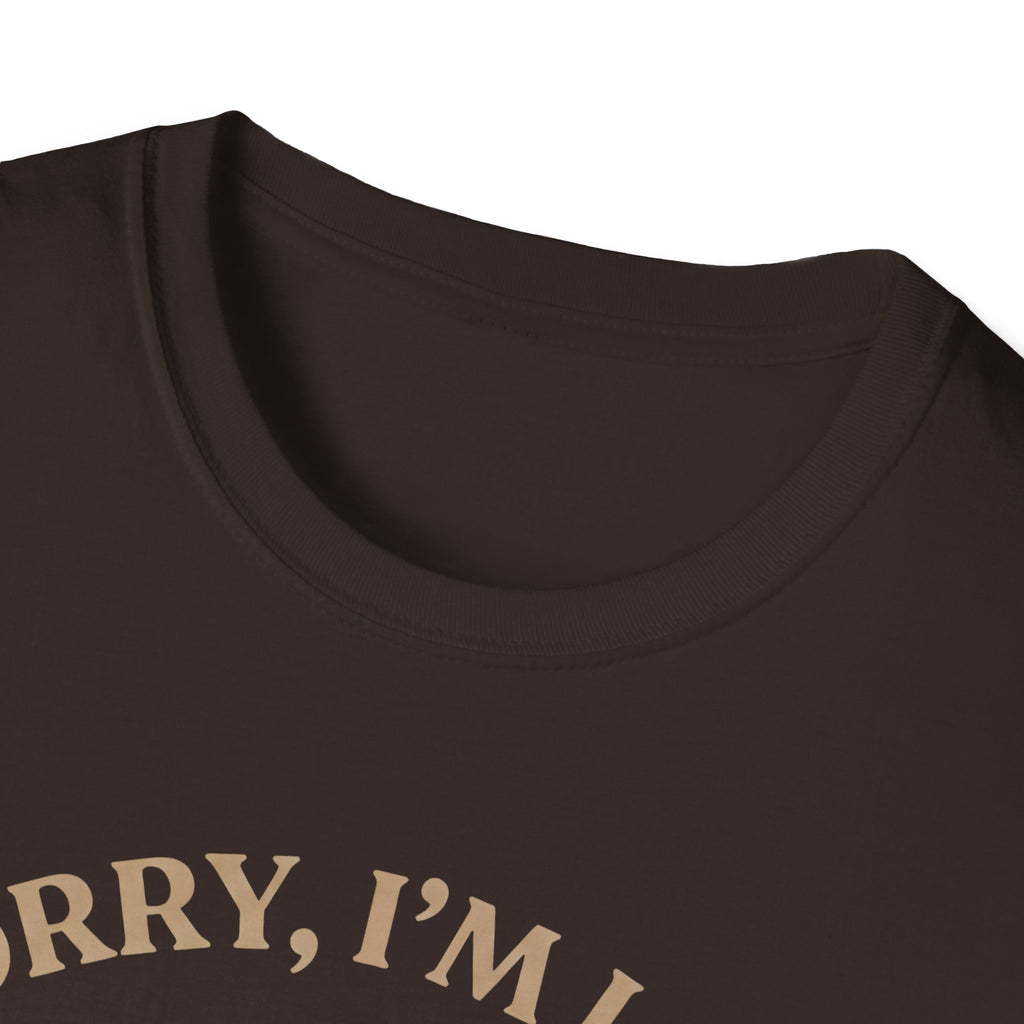 Thrifting Goose T‑Shirt — "Sorry I'm Late I Was Busy Thrifting" Vintage Bike Design