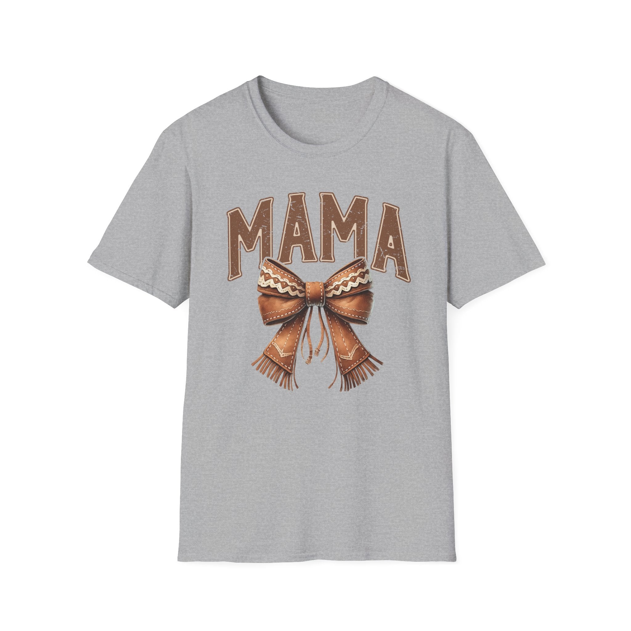 Mama Bow T-Shirt — Vintage Rustic Mom Graphic Tee for Mother's Day