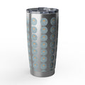 Vagabond 20oz Tumbler — Travel Stainless Steel Insulated Cup with Retro Compass Dot Pattern