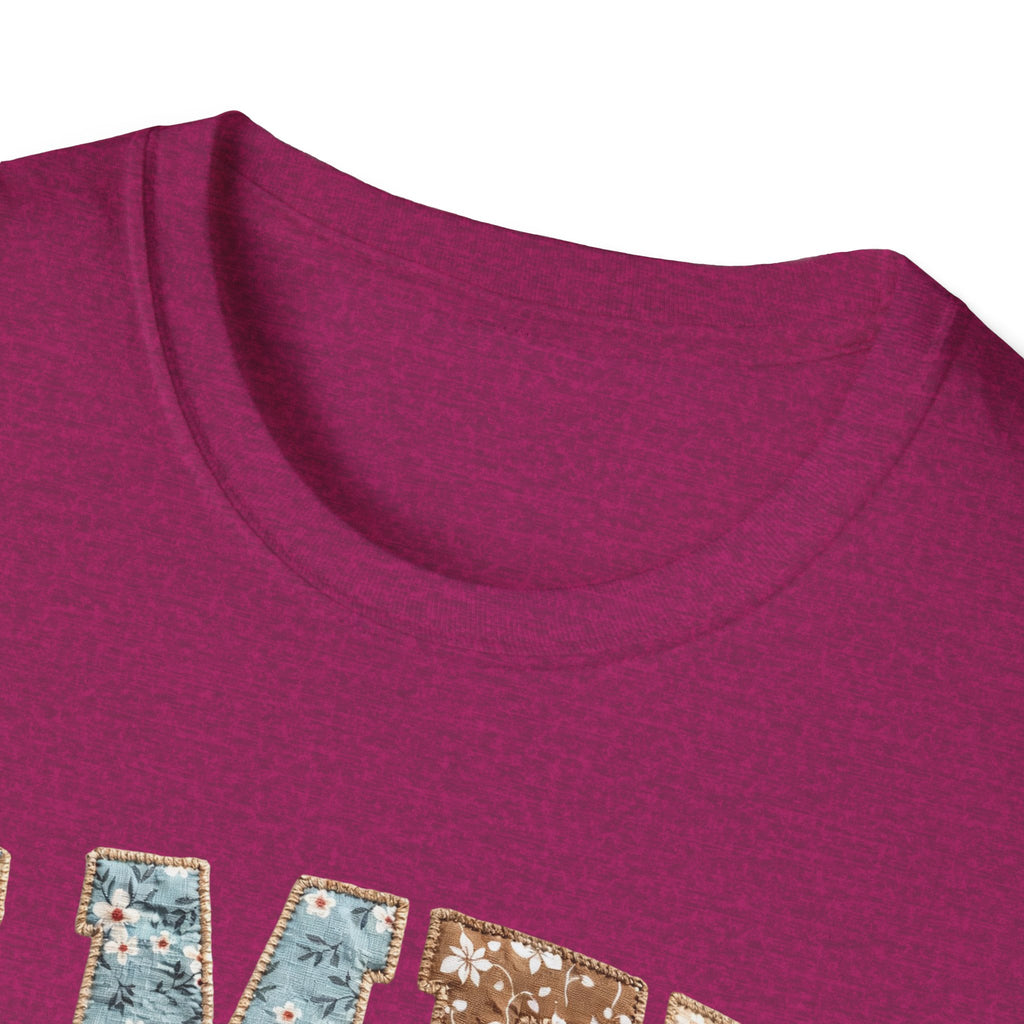 Amen Floral T-Shirt — Vintage Patchwork Faith Tee