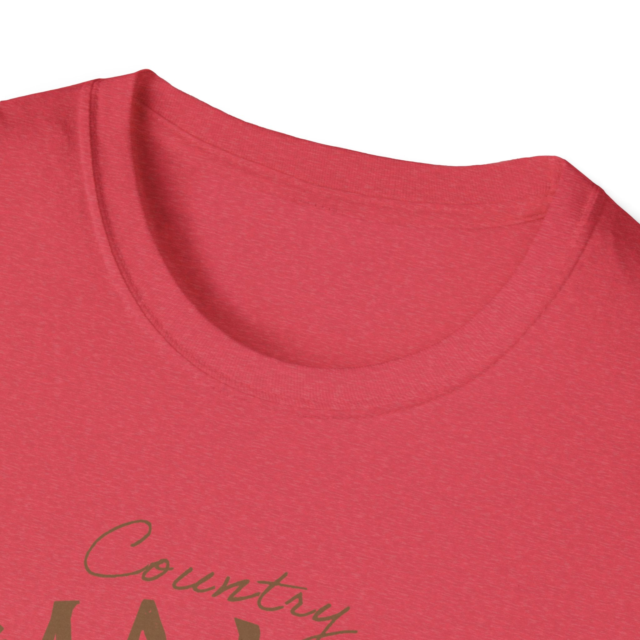 Country Mama T-Shirt — Floral Longhorn Skull Graphic