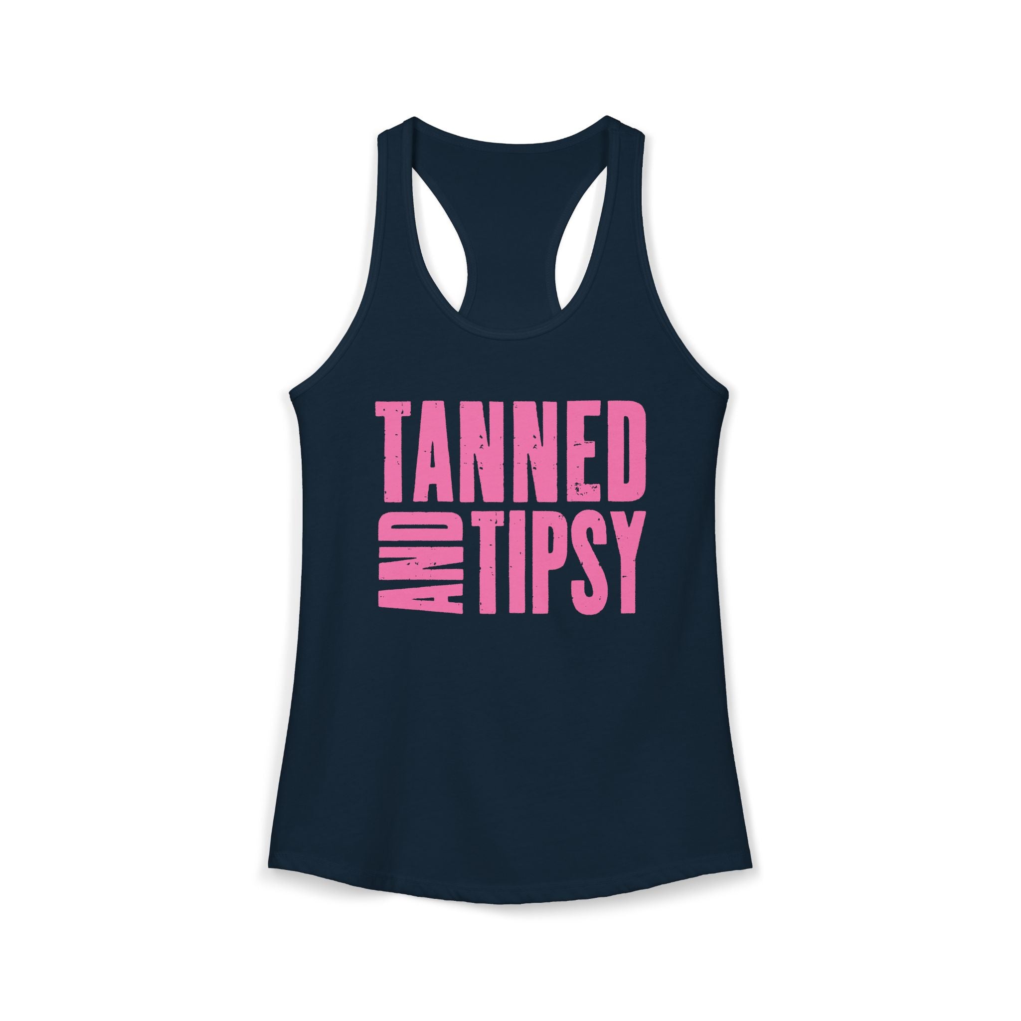 Tanned and Tipsy -- Women's Ideal Racerback Tank