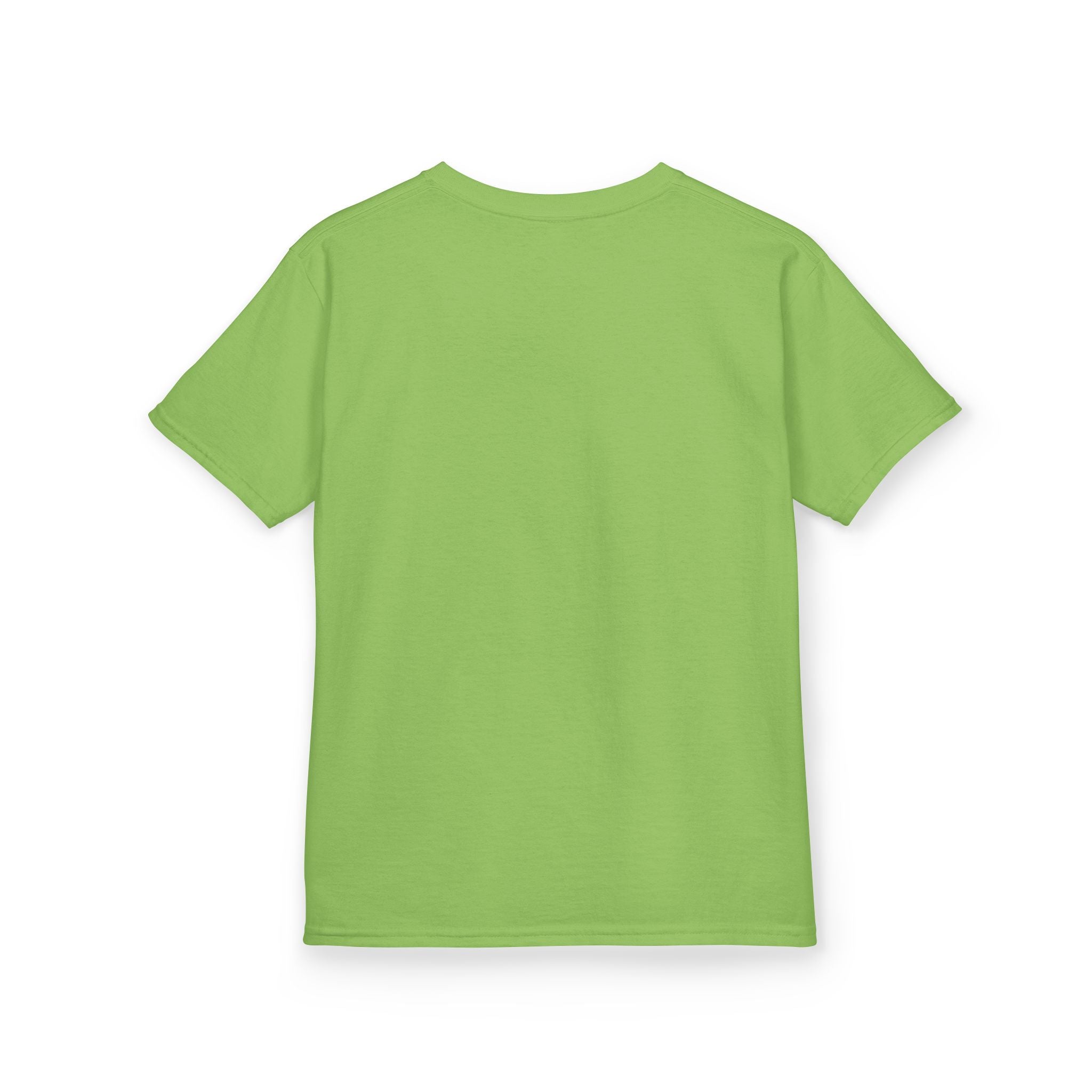 Kids T-Shirt — Vintage Bunny Girl Oval Portrait Tee (Pastel Floral, Bow Accent)