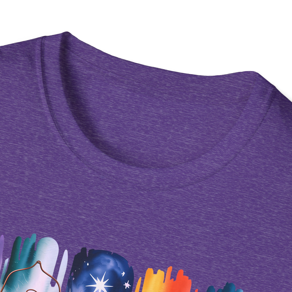 Camping Mode T-Shirt — Watercolor Campfire Lantern Tent Graphic Tee