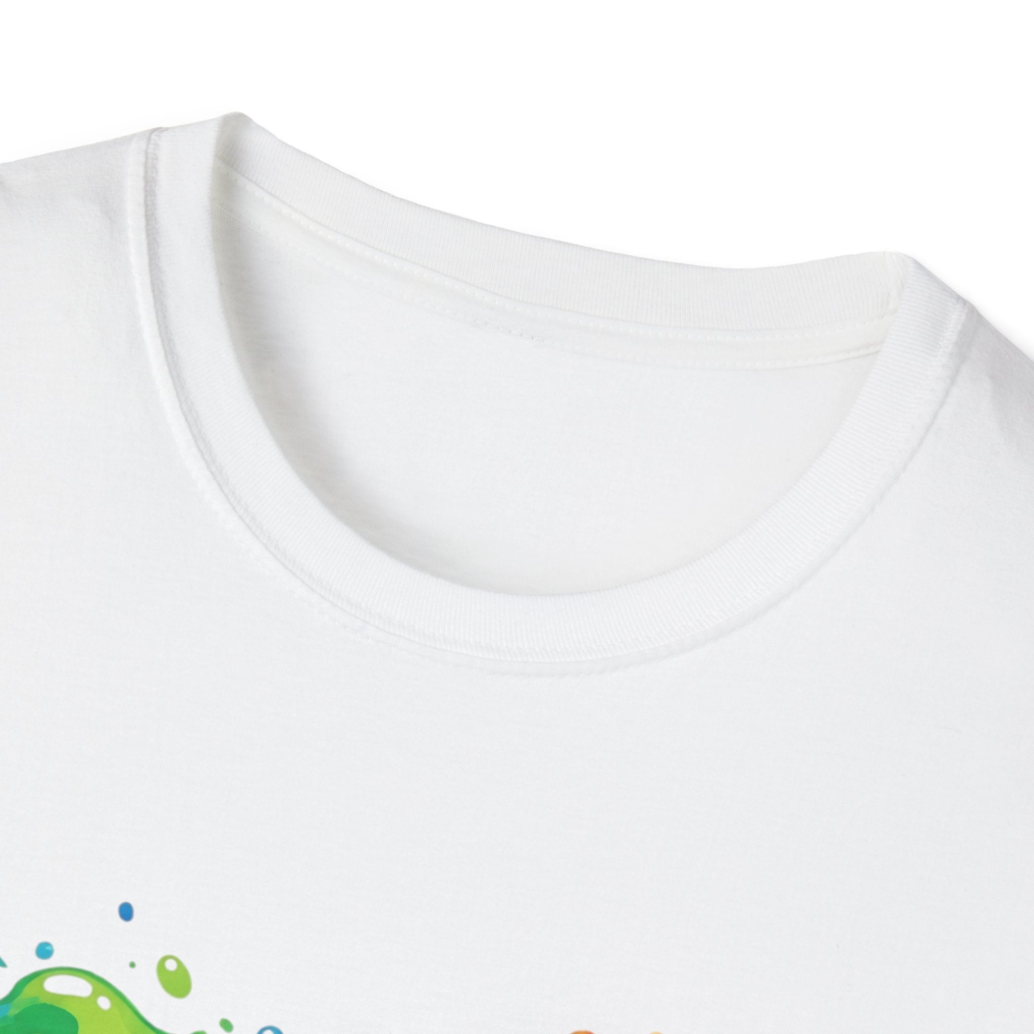 Rainbow Paw Heart T-Shirt — Colorful Pet Lover Tee