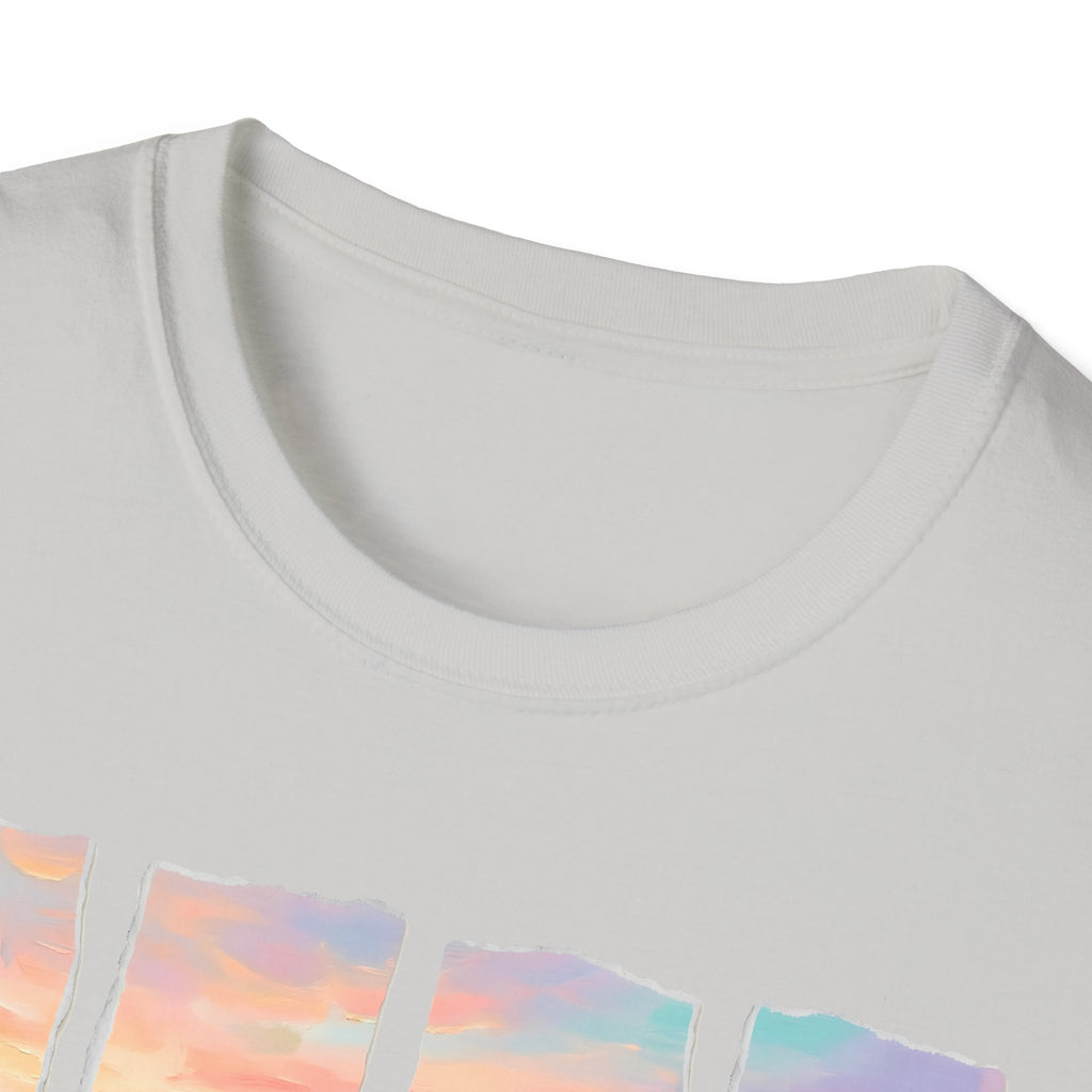 Mountain Sunrise Scenic T-Shirt – "The World Is A Wonderful Place" Nature Tee