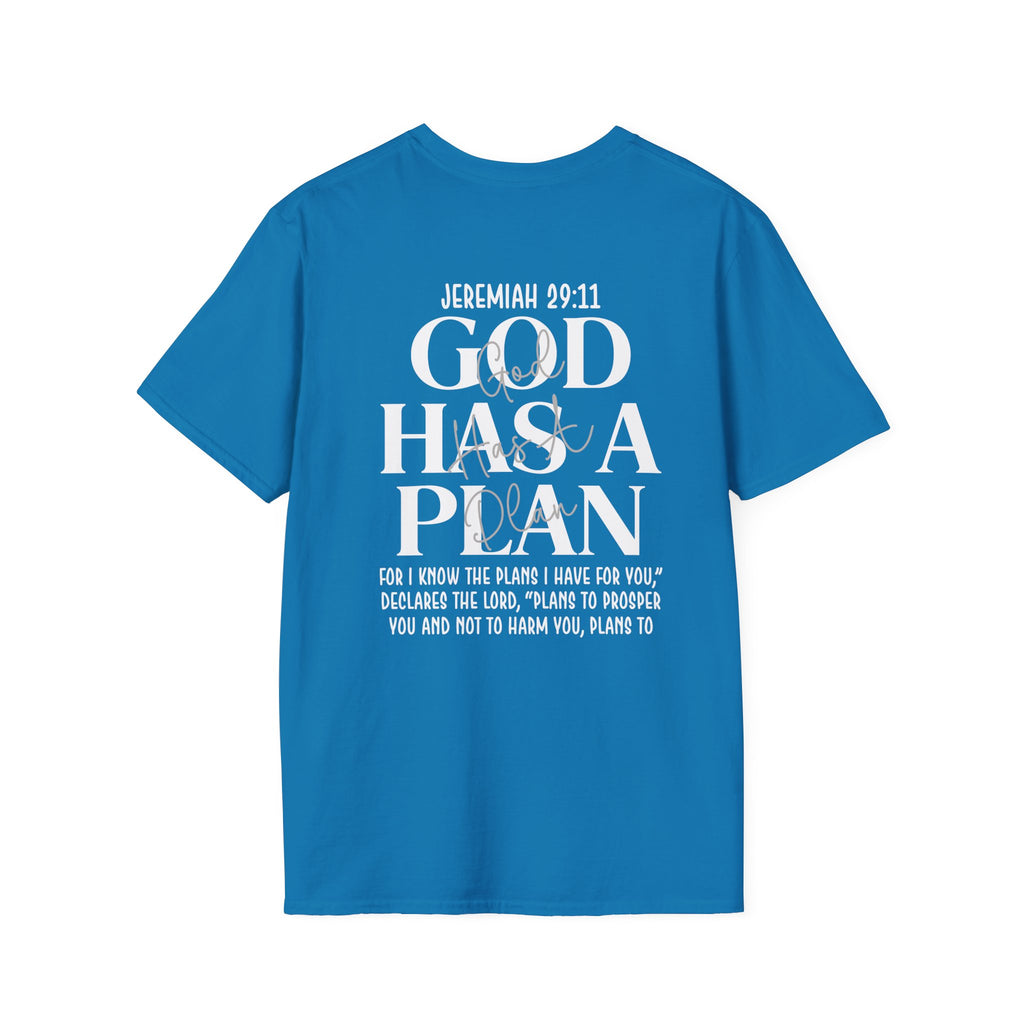 God Has a Plan T-Shirt — Jeremiah 29:11 Christian Faith Tee