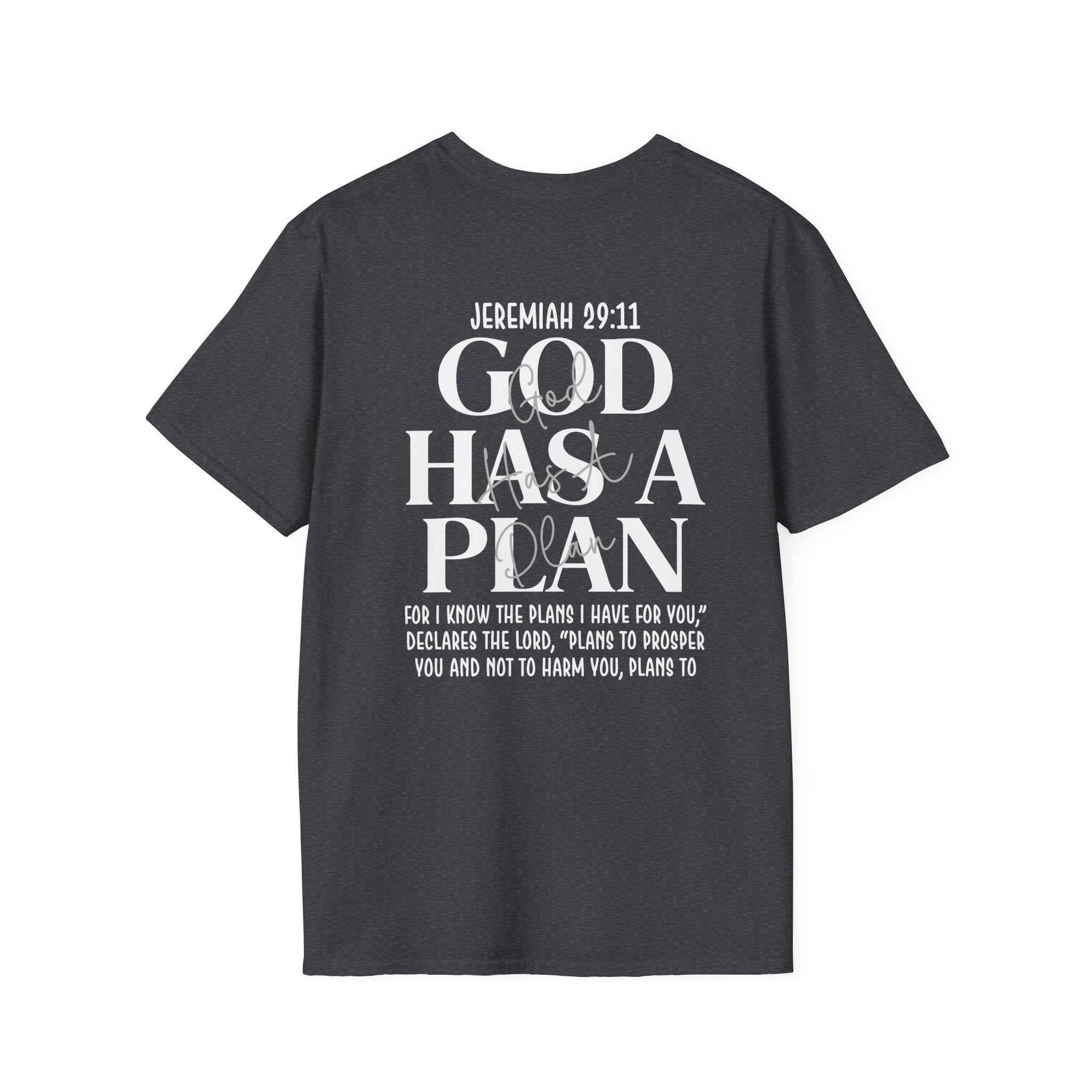 God Has a Plan T-Shirt — Jeremiah 29:11 Christian Faith Tee