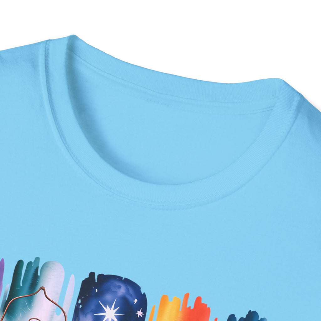 Camping Mode T-Shirt — Watercolor Campfire Lantern Tent Graphic Tee