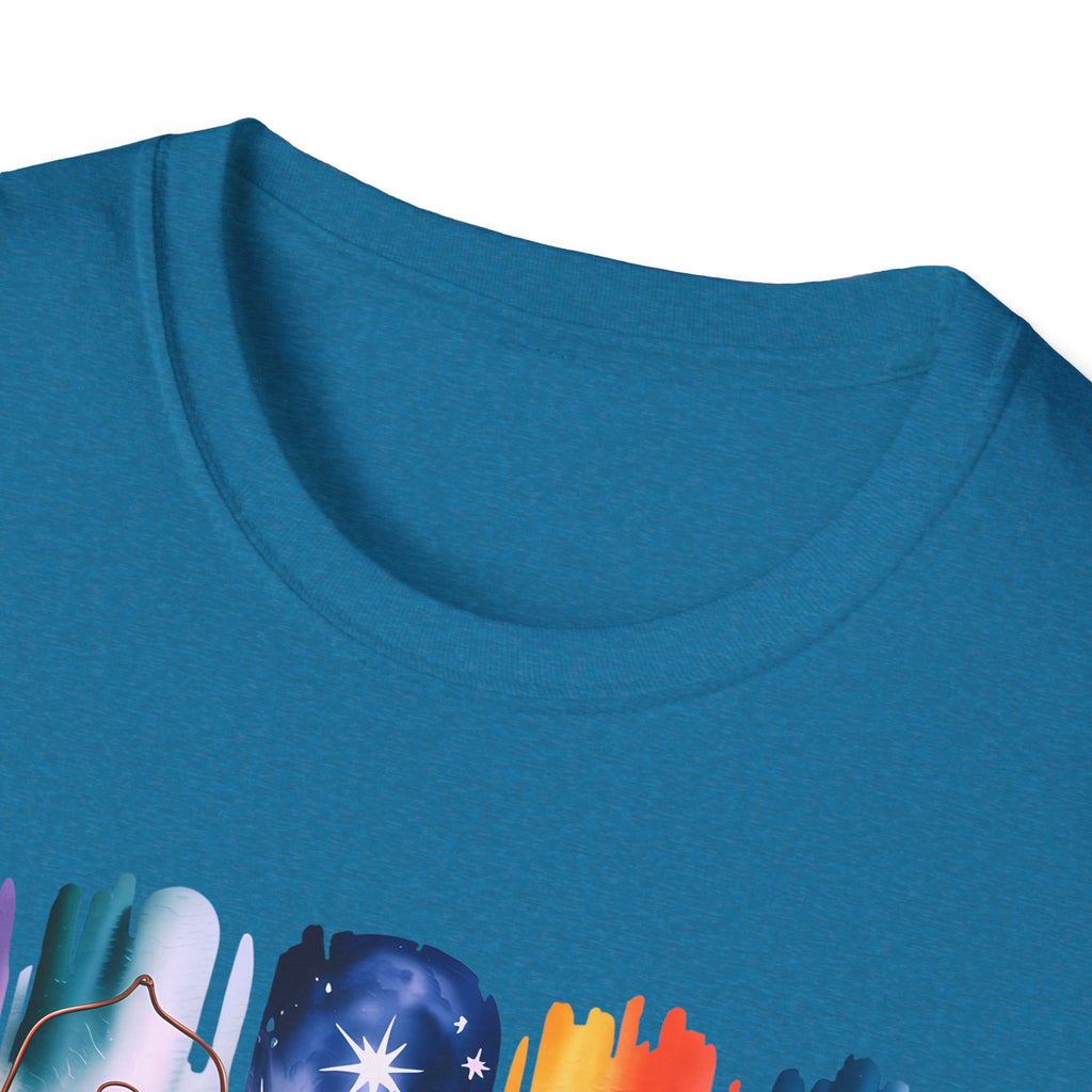 Camping Mode T-Shirt — Watercolor Campfire Lantern Tent Graphic Tee