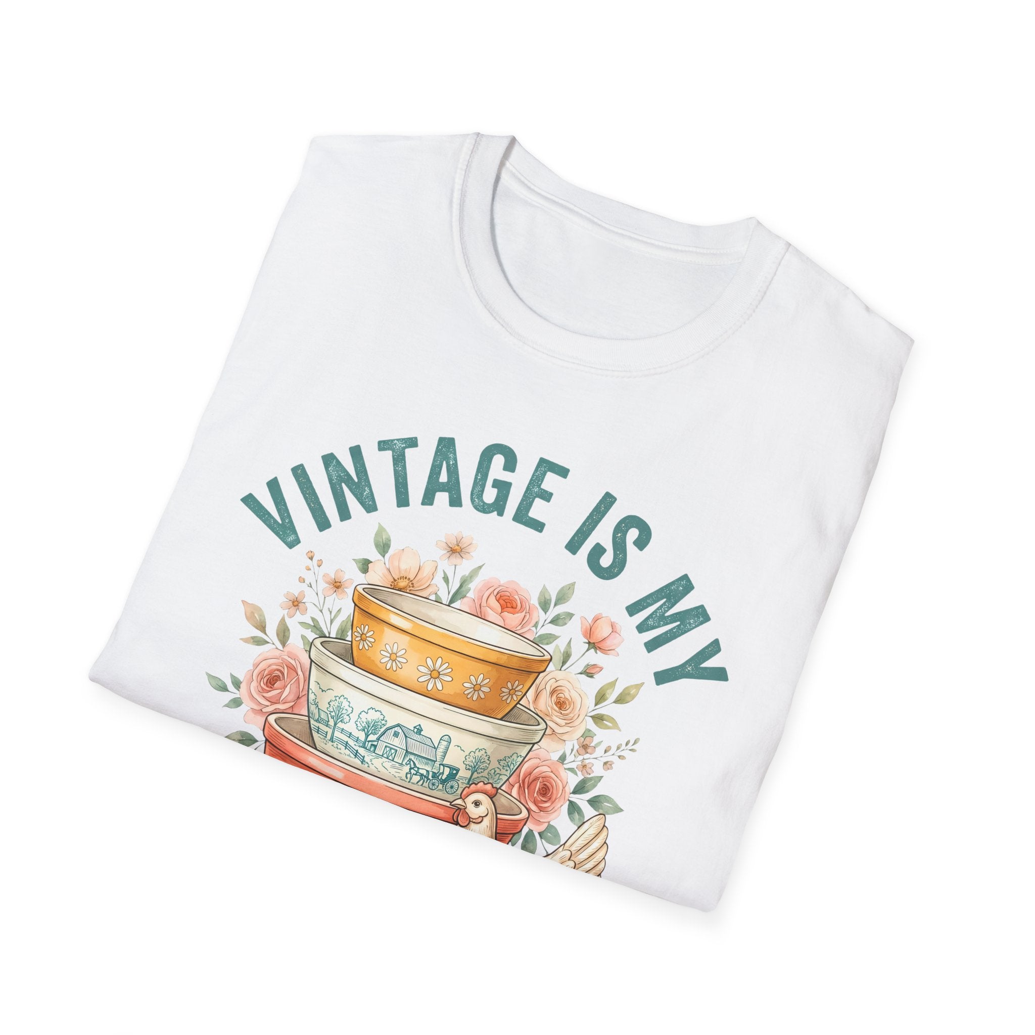 Vintage Is My Favorite Color T-Shirt — Retro Kitchen Bowl Design