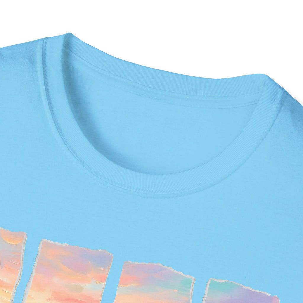 Mountain Sunrise Scenic T-Shirt – "The World Is A Wonderful Place" Nature Tee