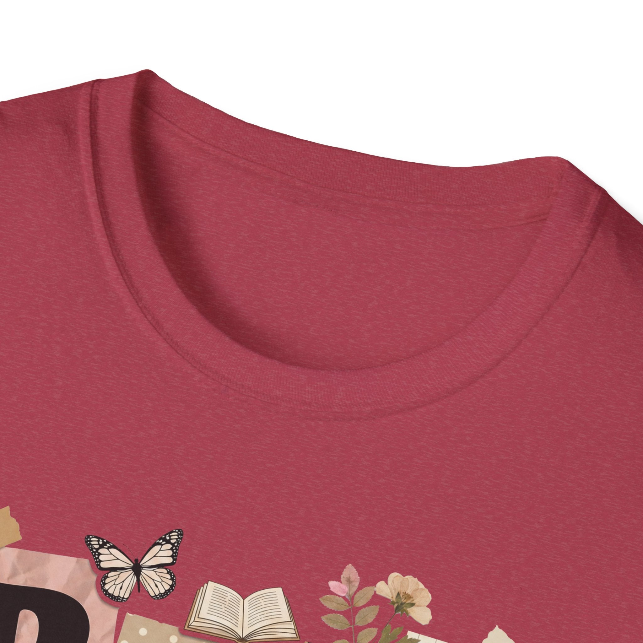 Book Nerd T-Shirt — Vintage Collage Reading Lover Tee