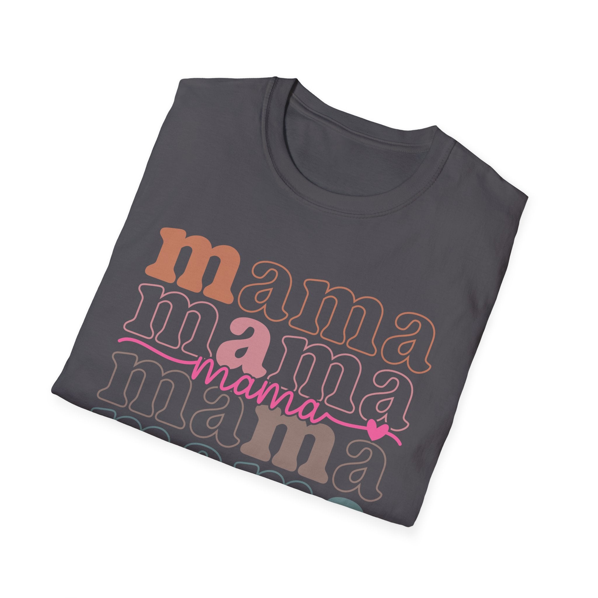 Mama Retro Stack T-Shirt — Feminine Mother’s Day Tee