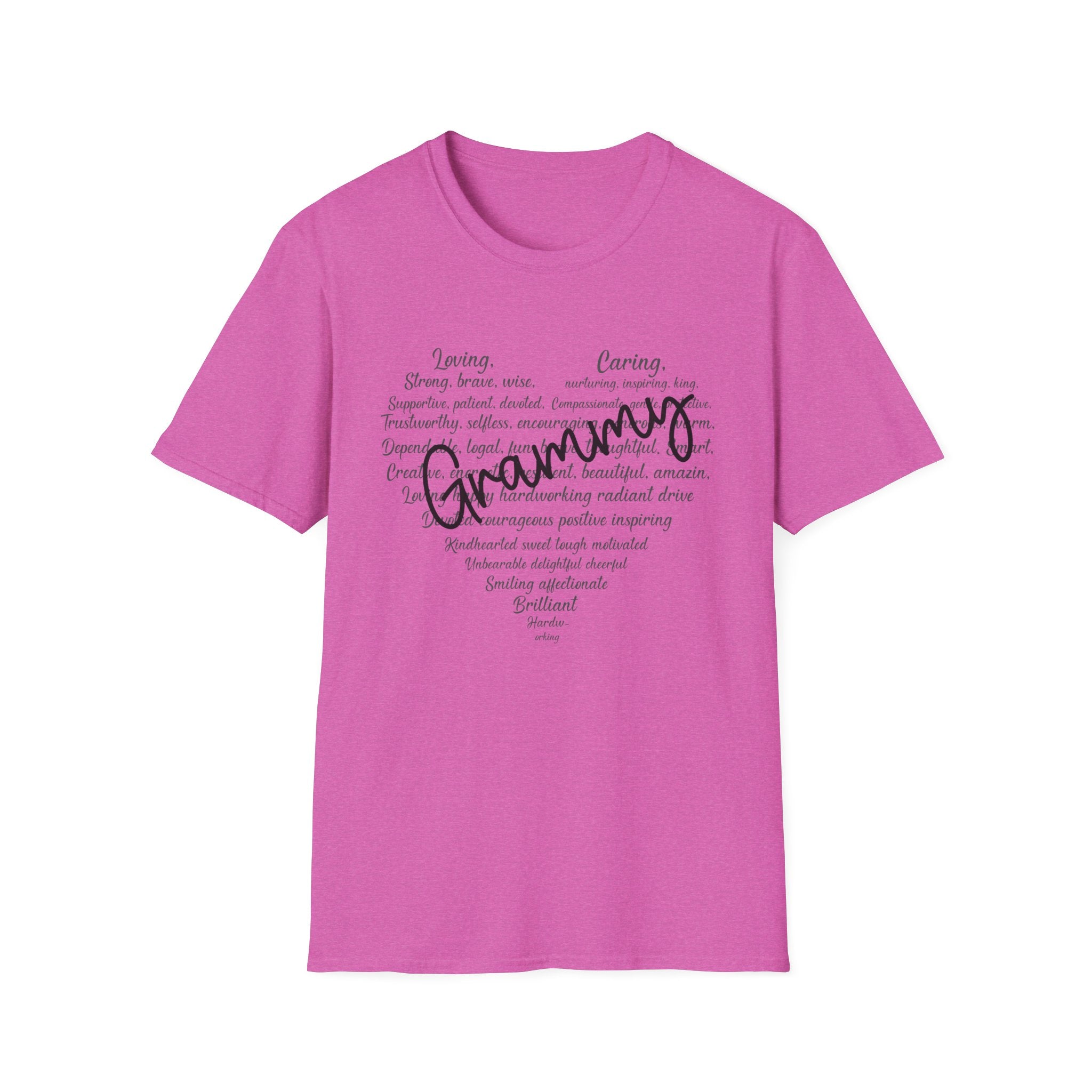 Grammys Heart Word Cloud T-Shirt — Music Awards Fan Tee