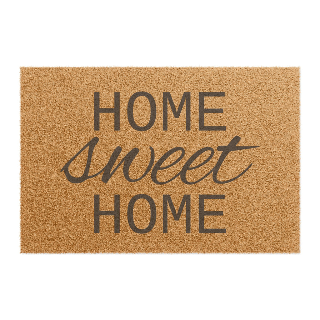 Home Sweet Home Doormat – Cozy Welcome Coir Mat for Entryway