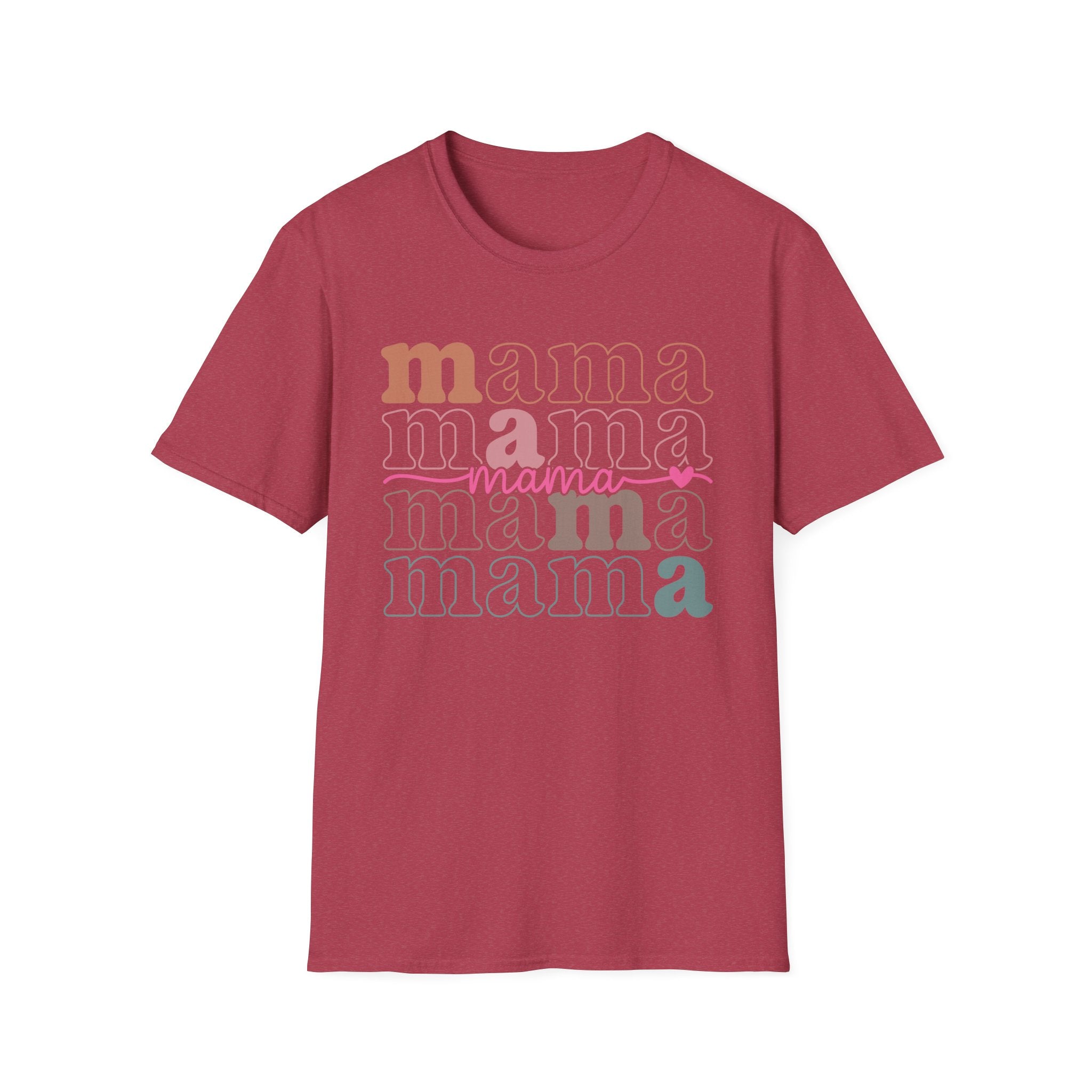 Mama Retro Stack T-Shirt — Feminine Mother’s Day Tee