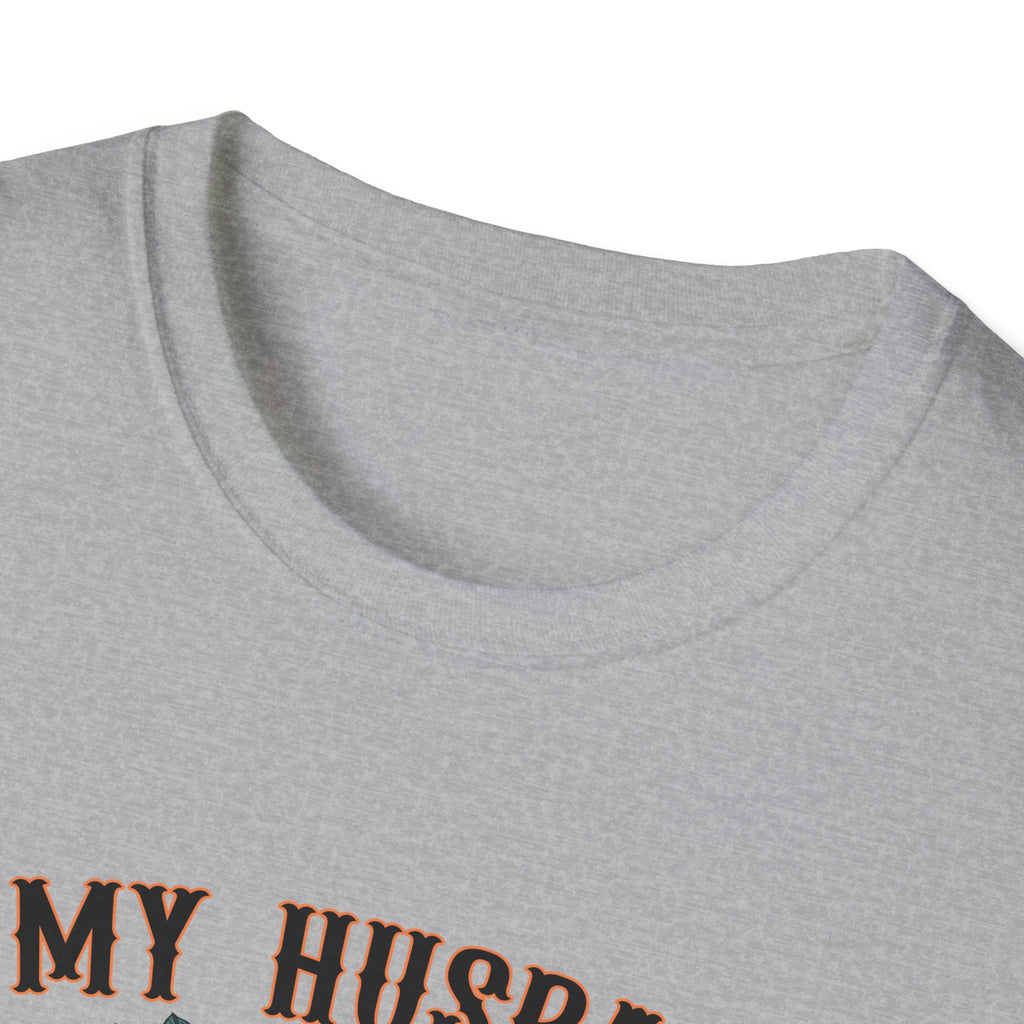 On My Husband's Last Nerve Skull & Roses T‑Shirt