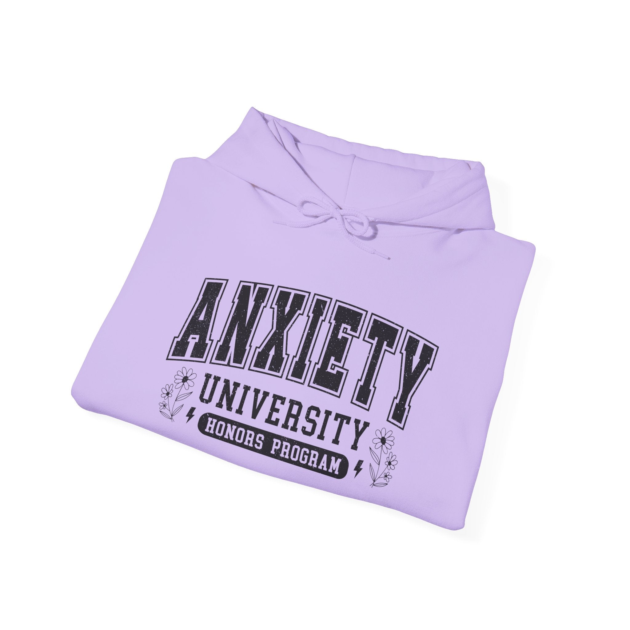 Anxiety University Hoodie — 'Anxiety University Honors Program' Graphic Sweatshirt