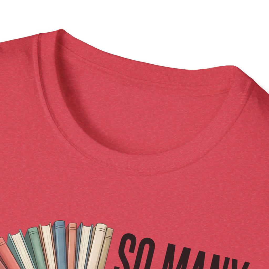 So Many Books So Little Time T-Shirt — Reader Clock Graphic Tee