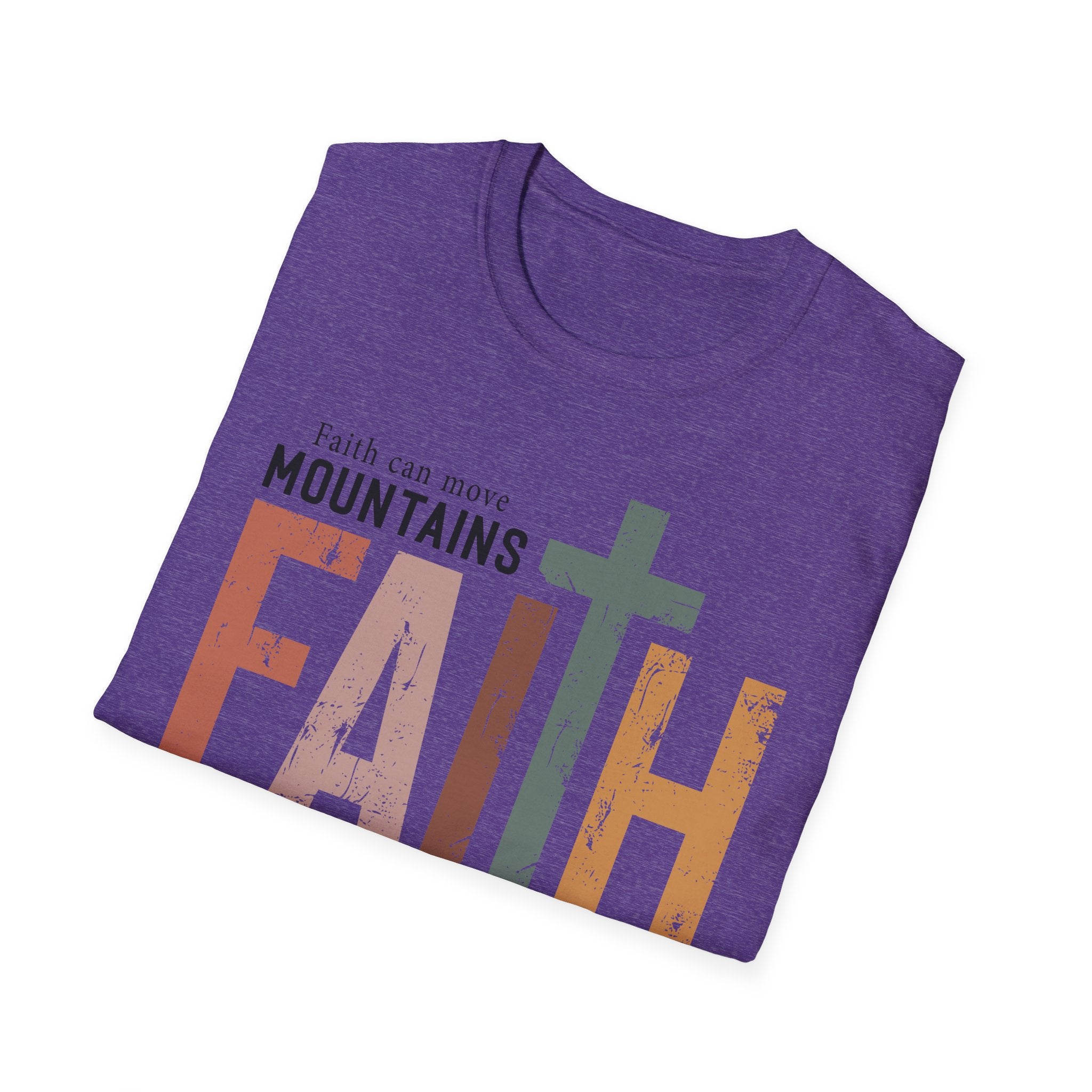 Faith Mountains T-Shirt — Matthew 17:20 Christian Inspirational Tee
