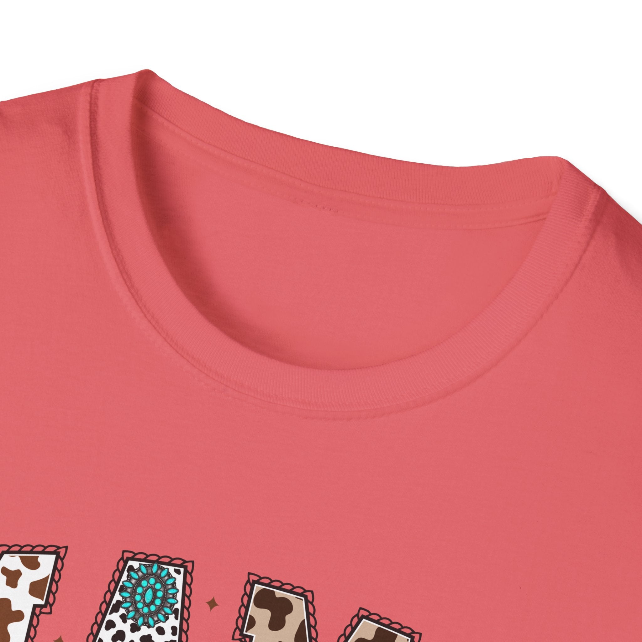 Mama Leopard Print Tee with Teal Bow – Cute Mother's Day Shirt