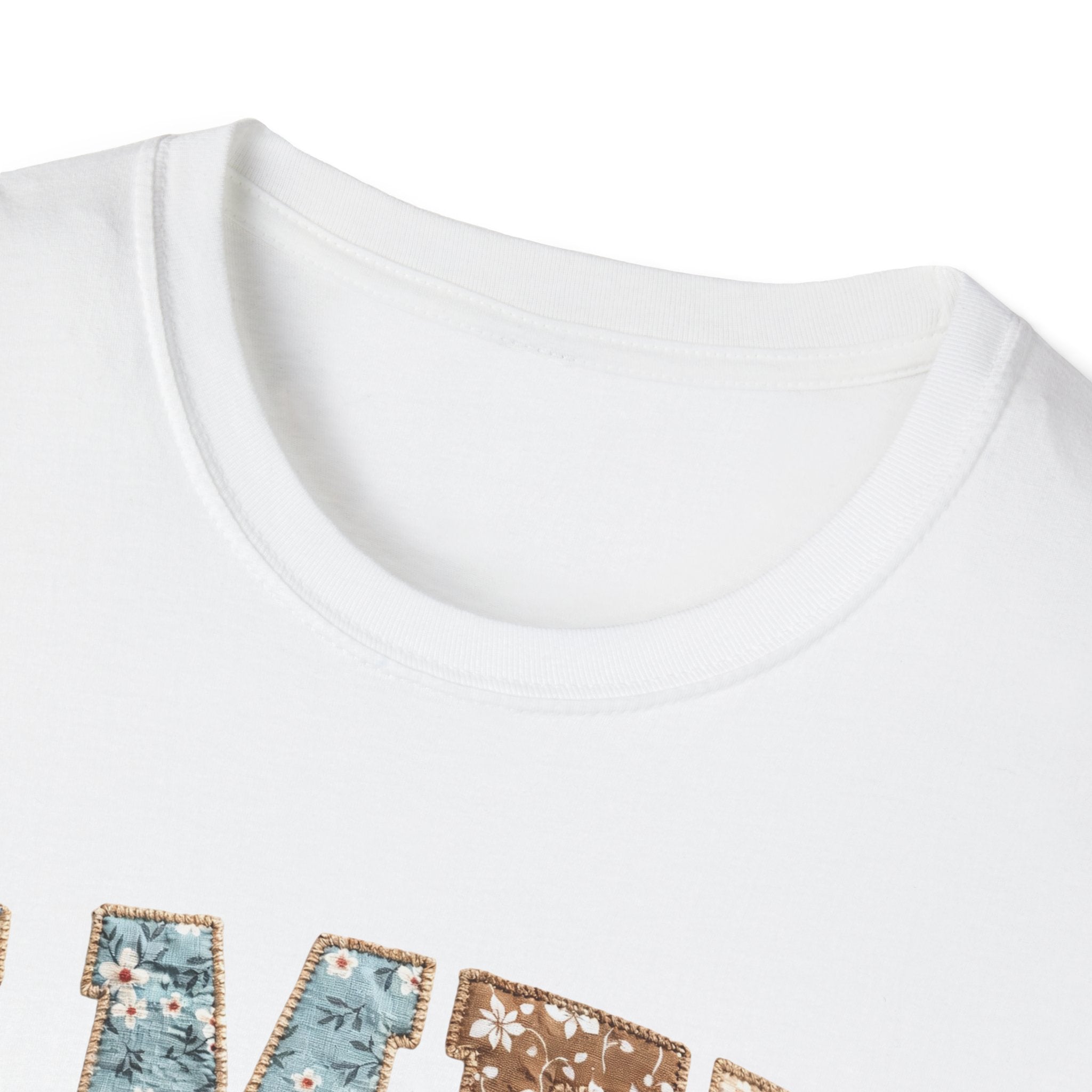 Amen Floral T-Shirt — Vintage Patchwork Faith Tee