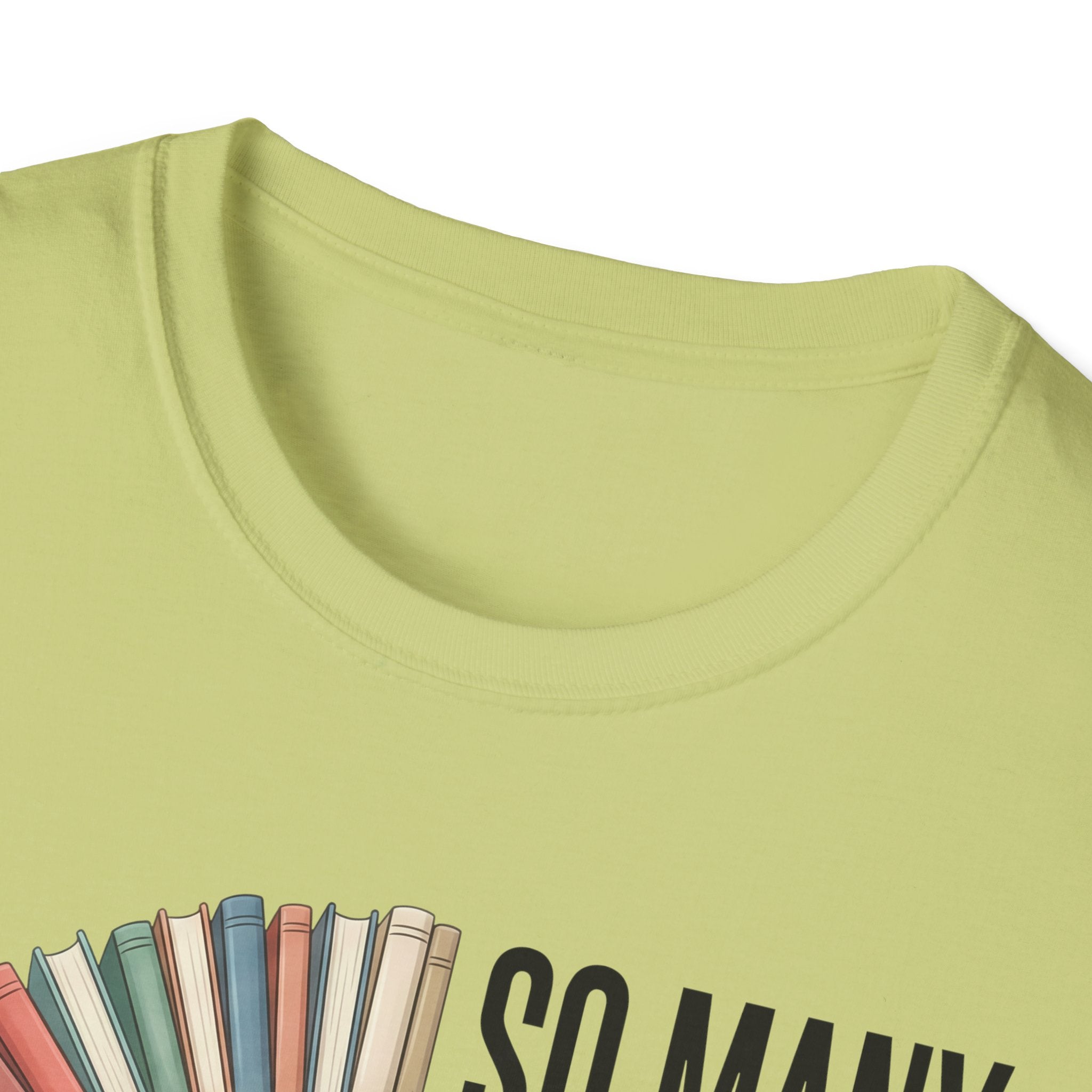 So Many Books So Little Time T-Shirt — Reader Clock Graphic Tee