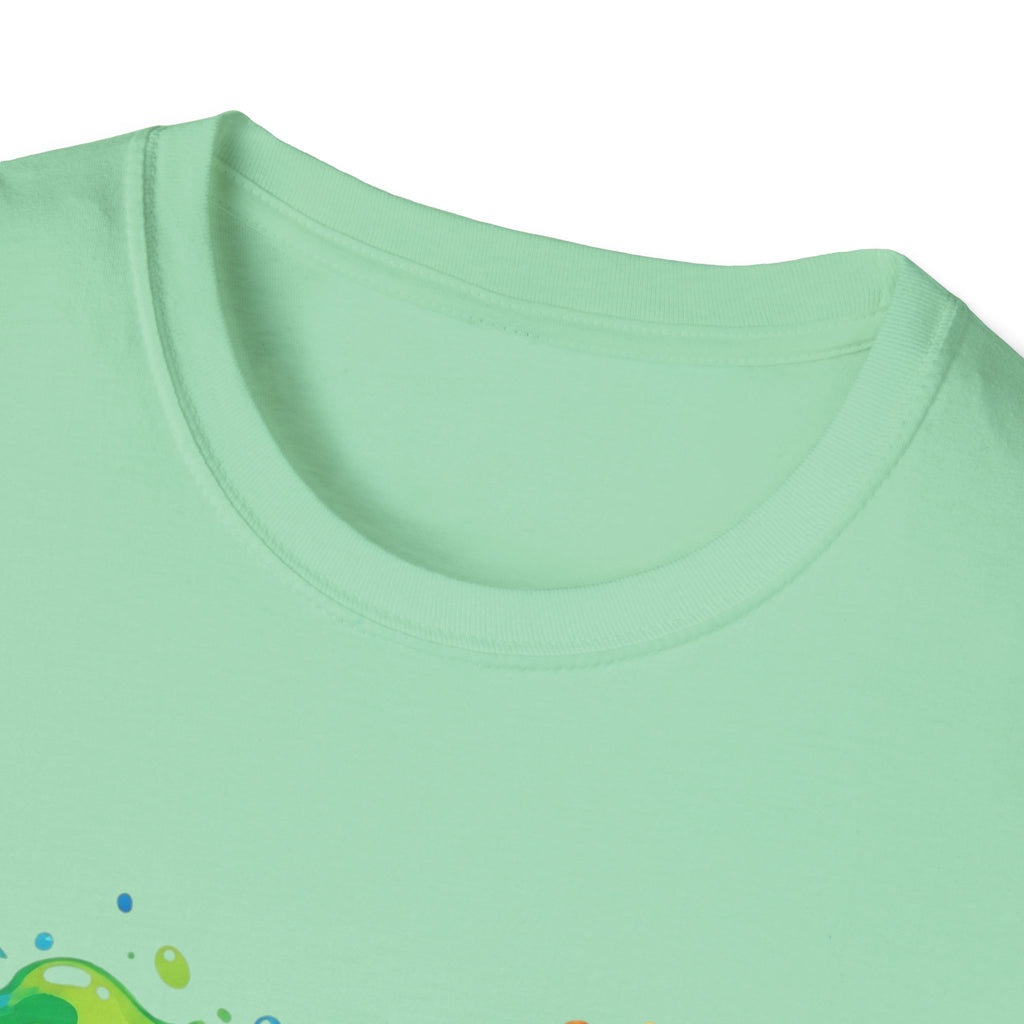 Rainbow Paw Heart T-Shirt — Colorful Pet Lover Tee
