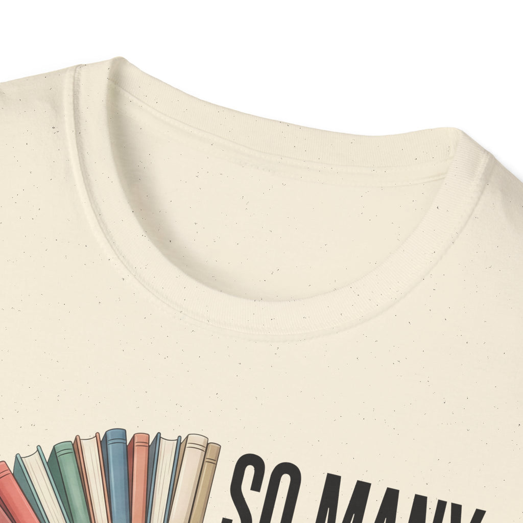 So Many Books So Little Time T-Shirt — Reader Clock Graphic Tee