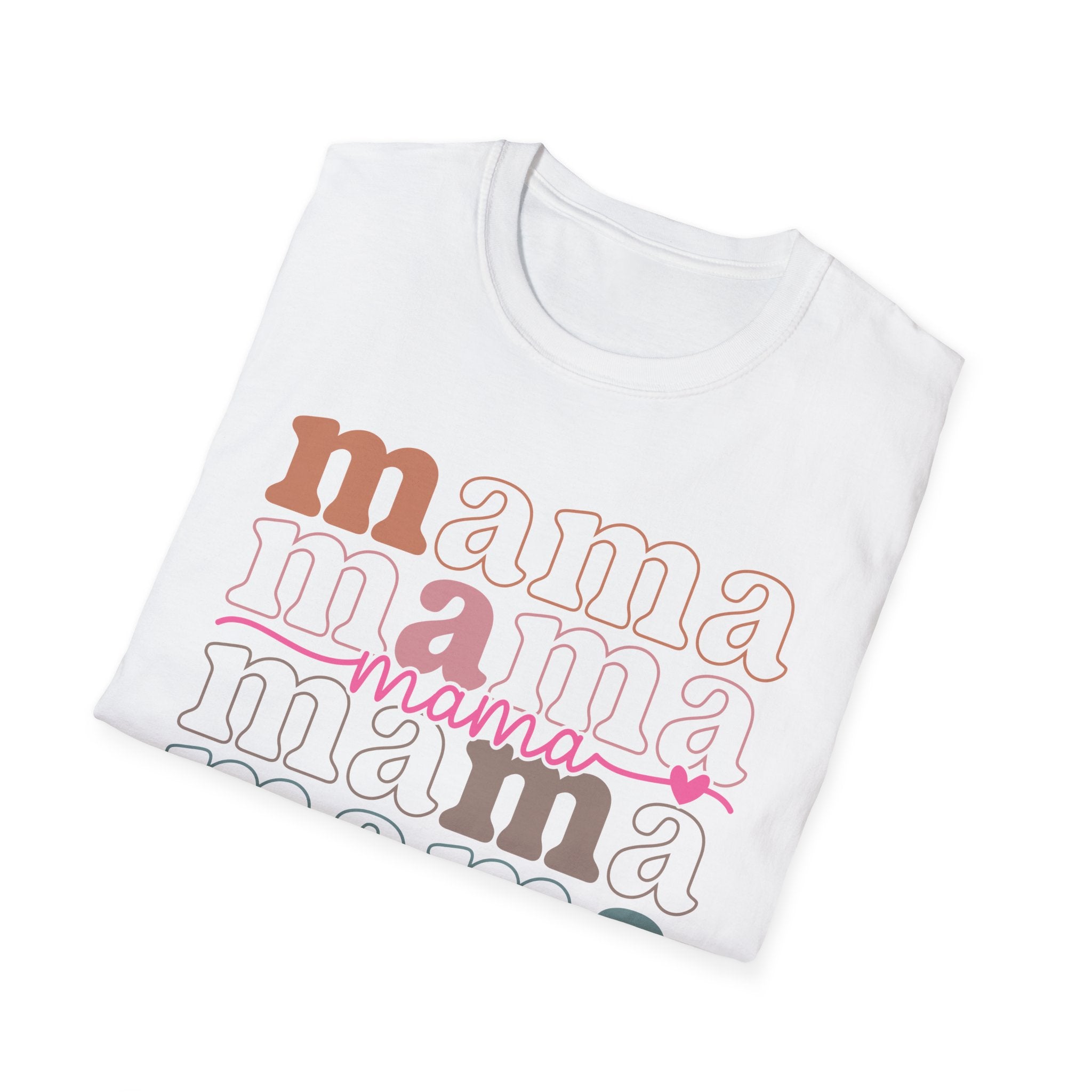Mama Retro Stack T-Shirt — Feminine Mother’s Day Tee