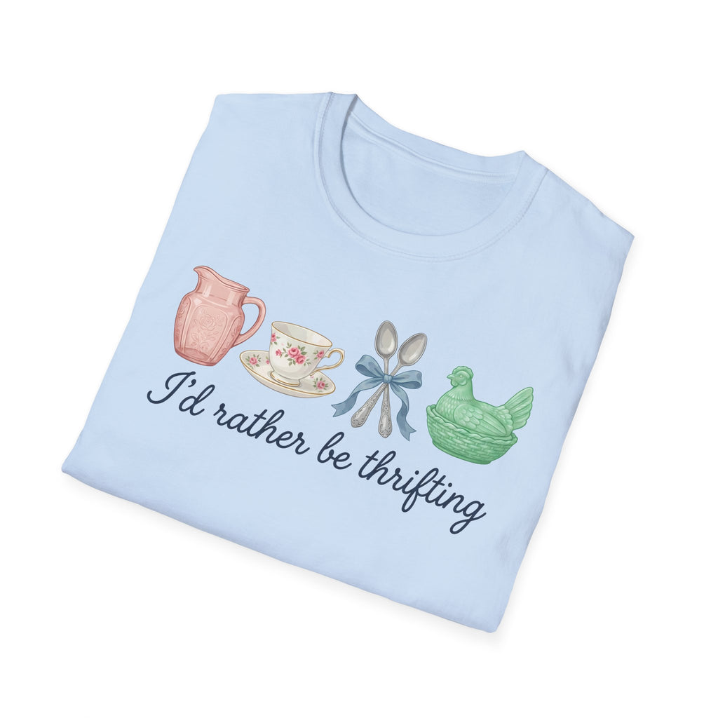 Thrifting Tee — "I'd Rather Be Thrifting" Vintage Finds T-Shirt
