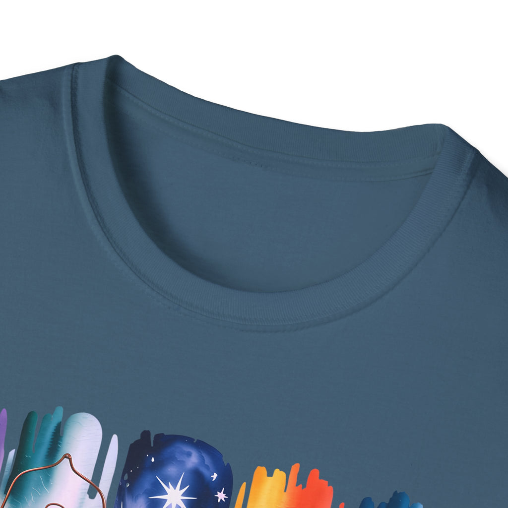 Camping Mode T-Shirt — Watercolor Campfire Lantern Tent Graphic Tee
