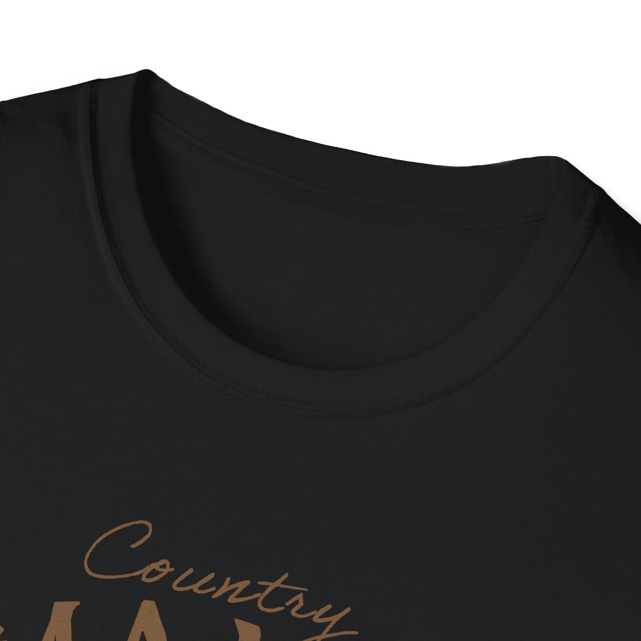 Country Mama T-Shirt — Floral Longhorn Skull Graphic