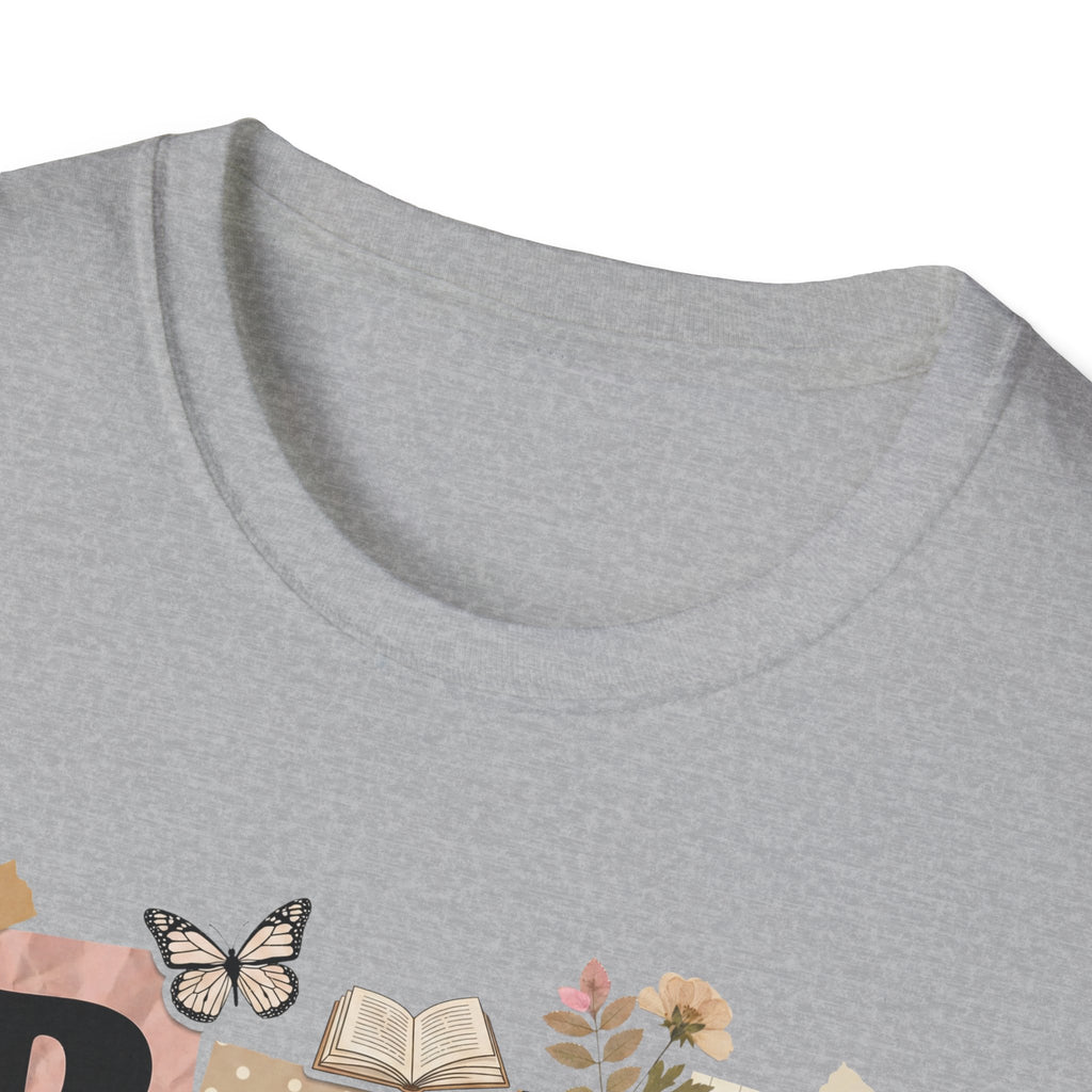 Book Nerd T-Shirt — Vintage Collage Reading Lover Tee