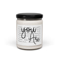 You Are Loved Soy Candle — 9oz Scented Jar (Affirmation Gift)