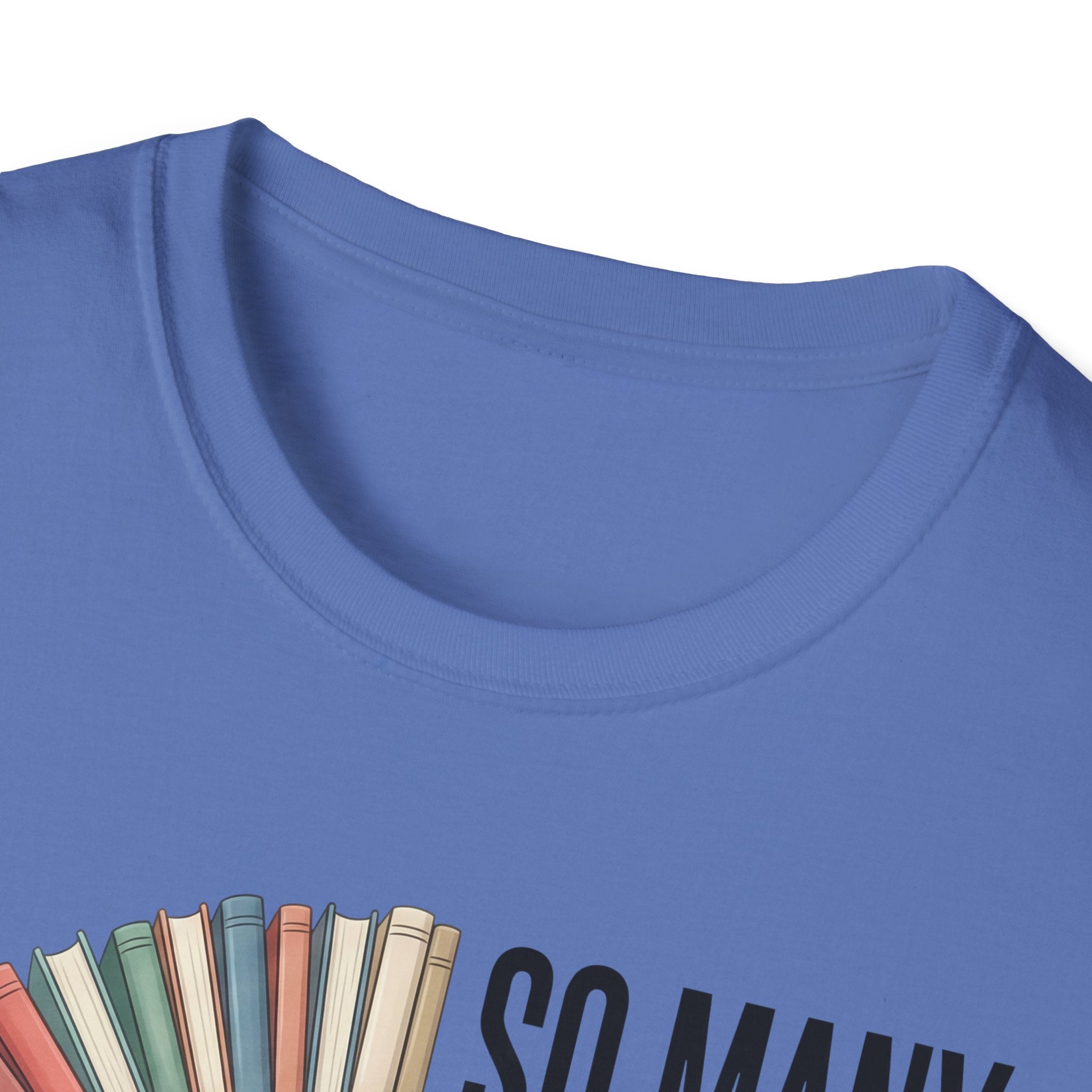 So Many Books So Little Time T-Shirt — Reader Clock Graphic Tee