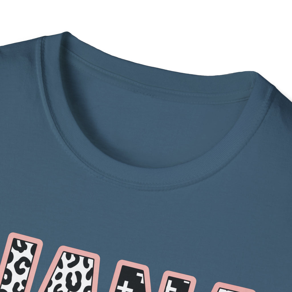 Nana Leopard & Stars T-Shirt — Personalized 'Nana' Graphic Tee for Grandmothers