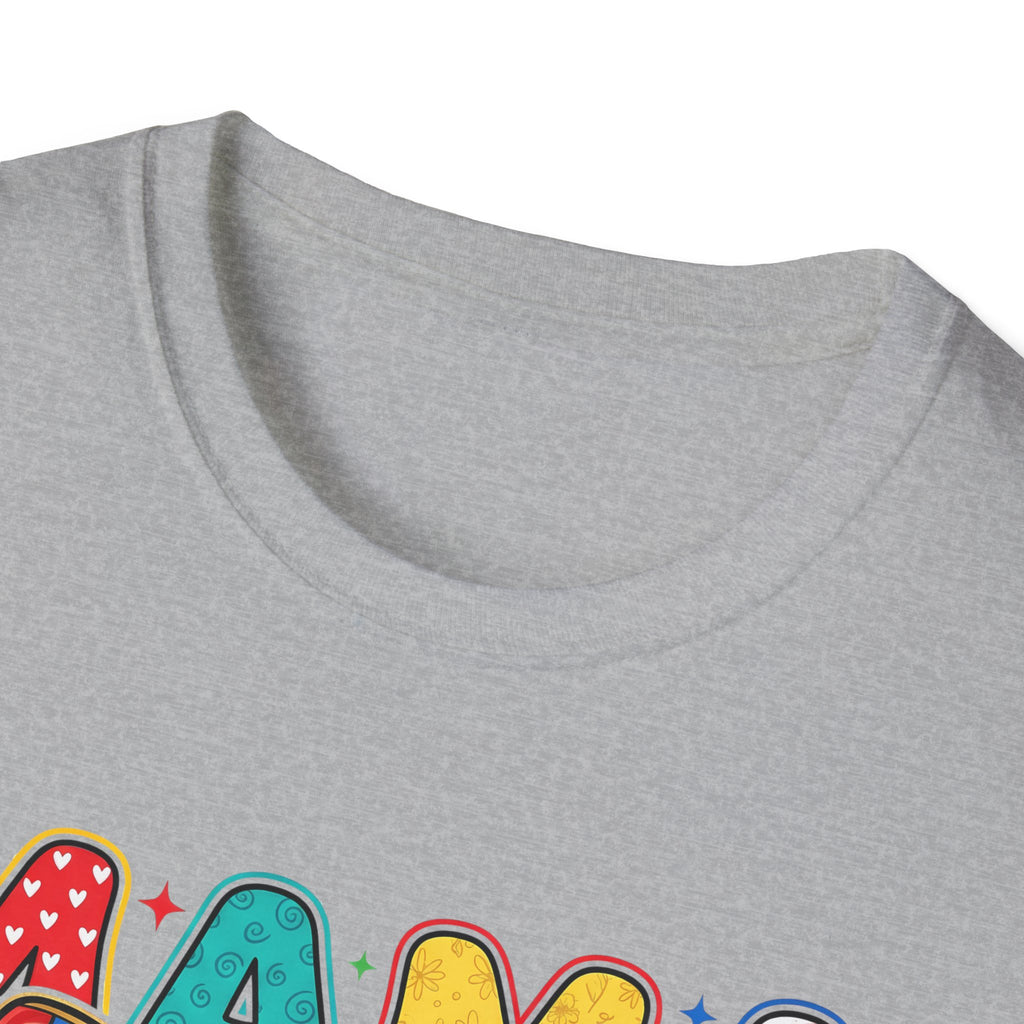 Autism Awareness Mama T-Shirt — Puzzle Ribbon Mom Tee for Autism Support