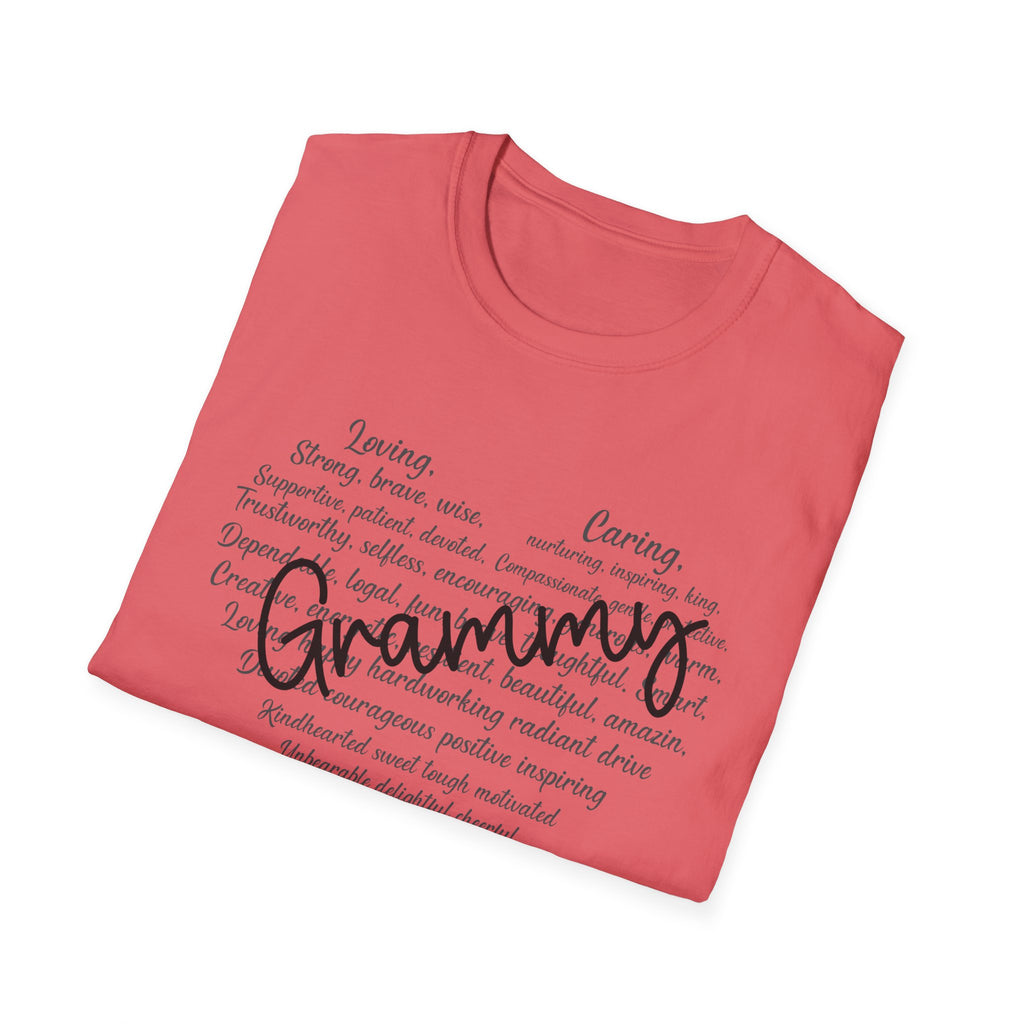 Grammys Heart Word Cloud T-Shirt — Music Awards Fan Tee