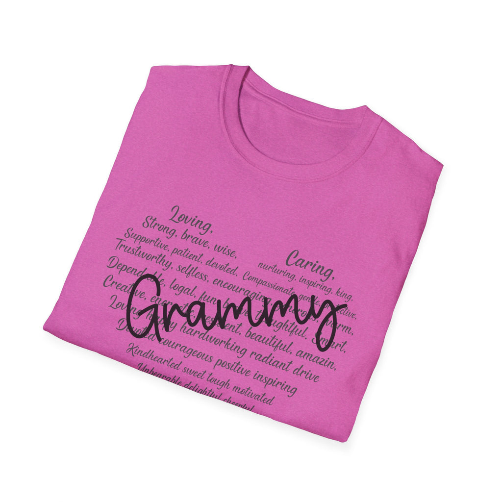 Grammys Heart Word Cloud T-Shirt — Music Awards Fan Tee