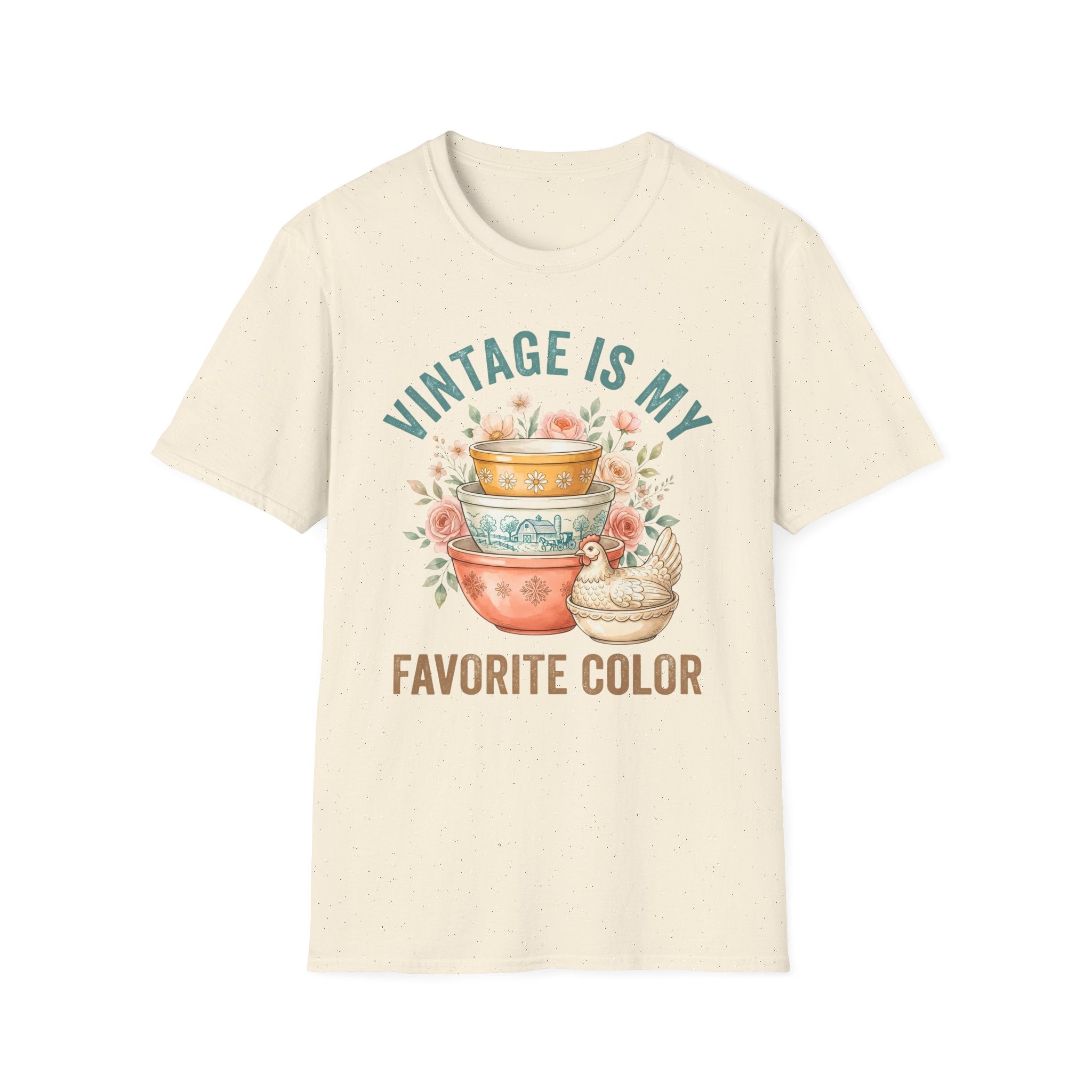 Vintage Is My Favorite Color T-Shirt — Retro Kitchen Bowl Design