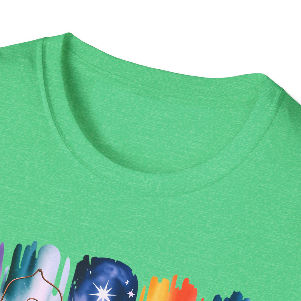 Camping Mode T-Shirt — Watercolor Campfire Lantern Tent Graphic Tee