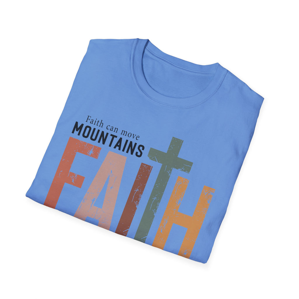 Faith Mountains T-Shirt — Matthew 17:20 Christian Inspirational Tee
