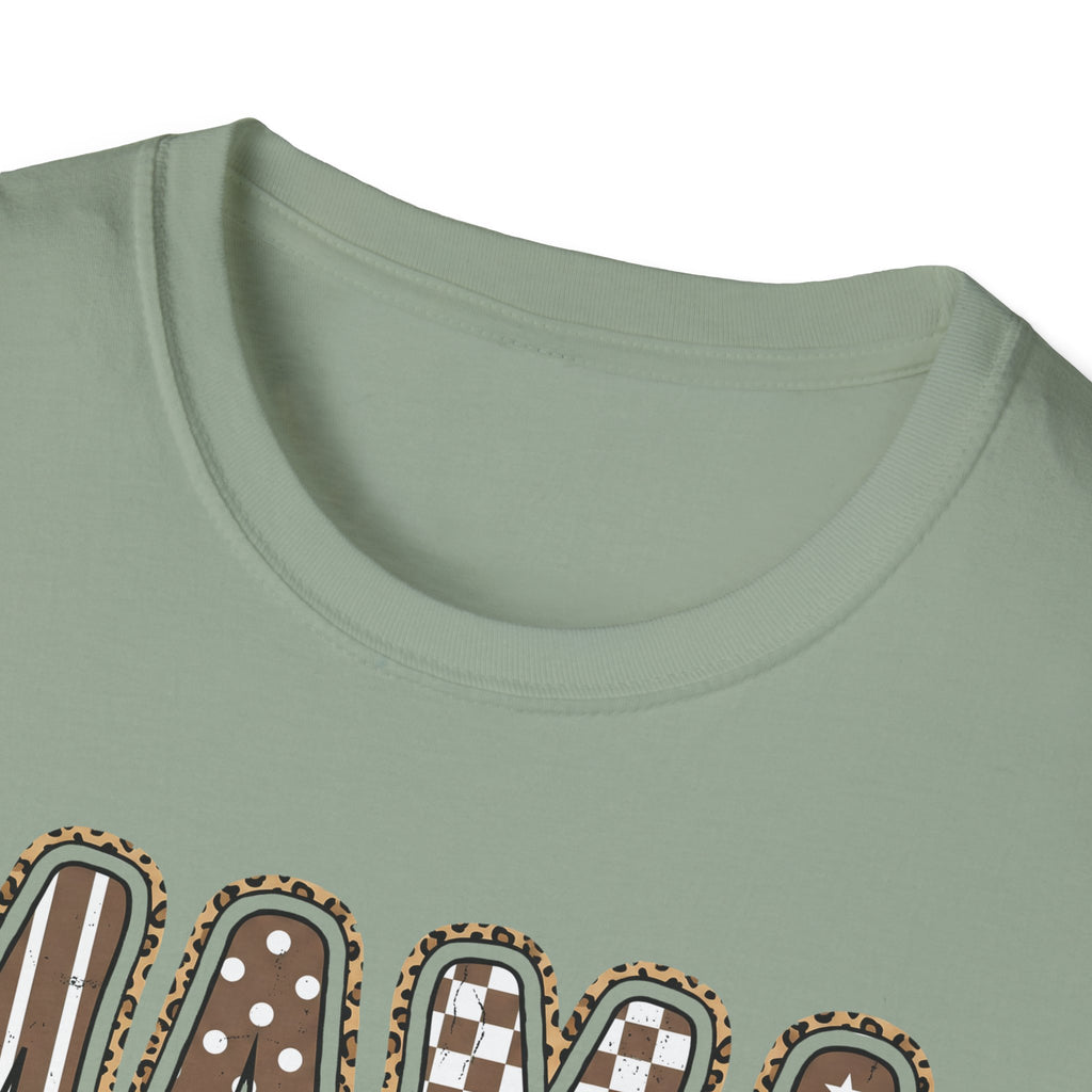 Mama Graphic T-Shirt — Polka Dot Lettering with Bow | Mother’s Day Gift