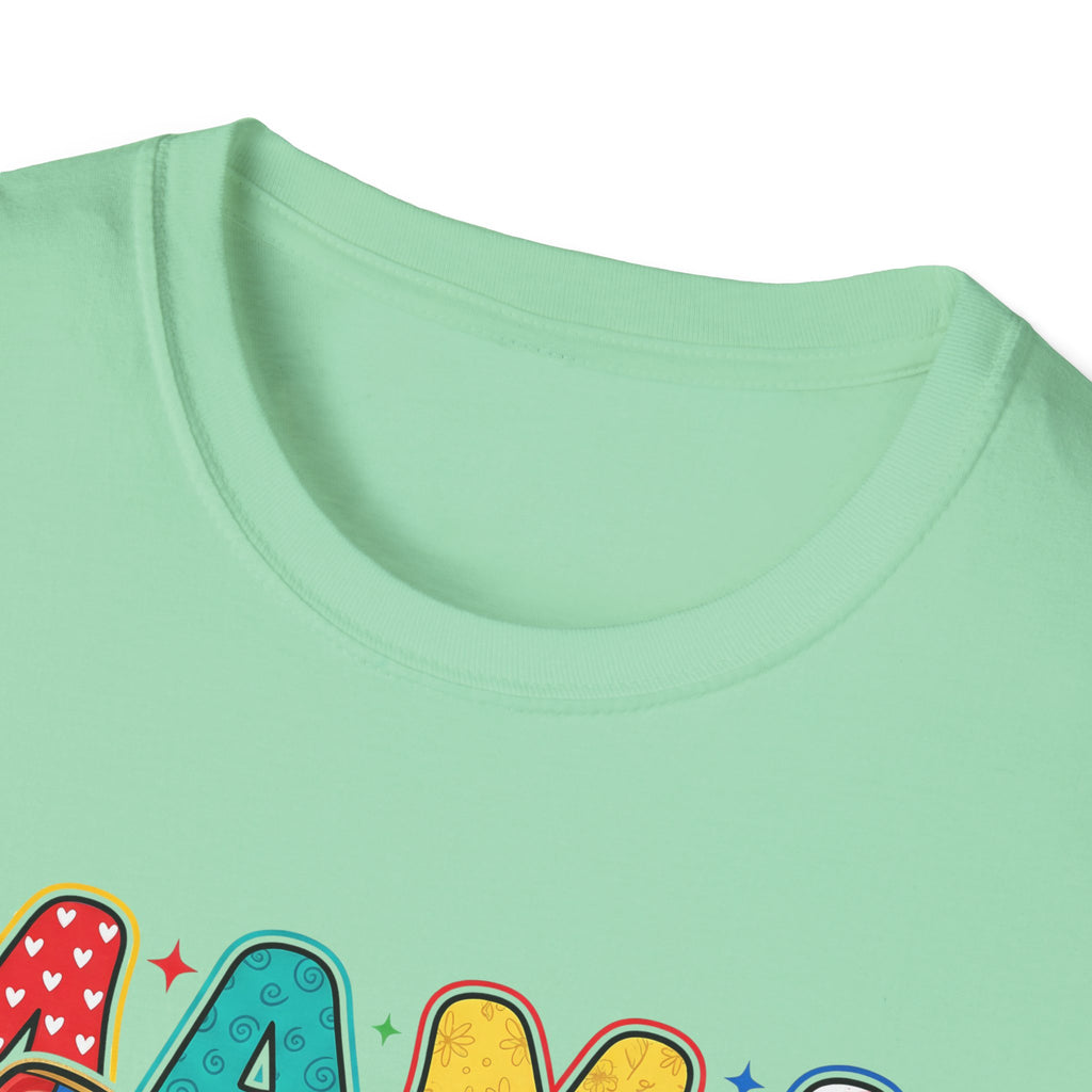 Autism Awareness Mama T-Shirt — Puzzle Ribbon Mom Tee for Autism Support
