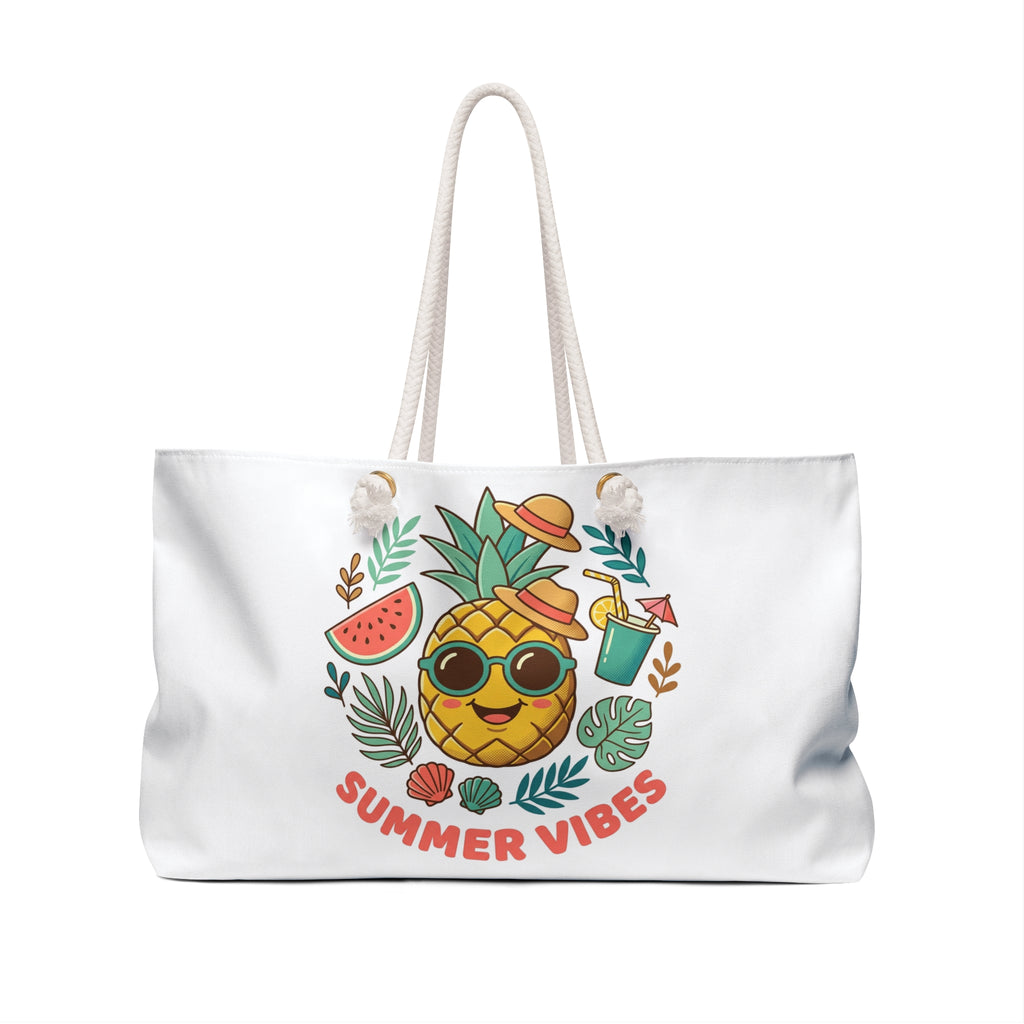 Summer Vibes Pineapple Weekender Bag